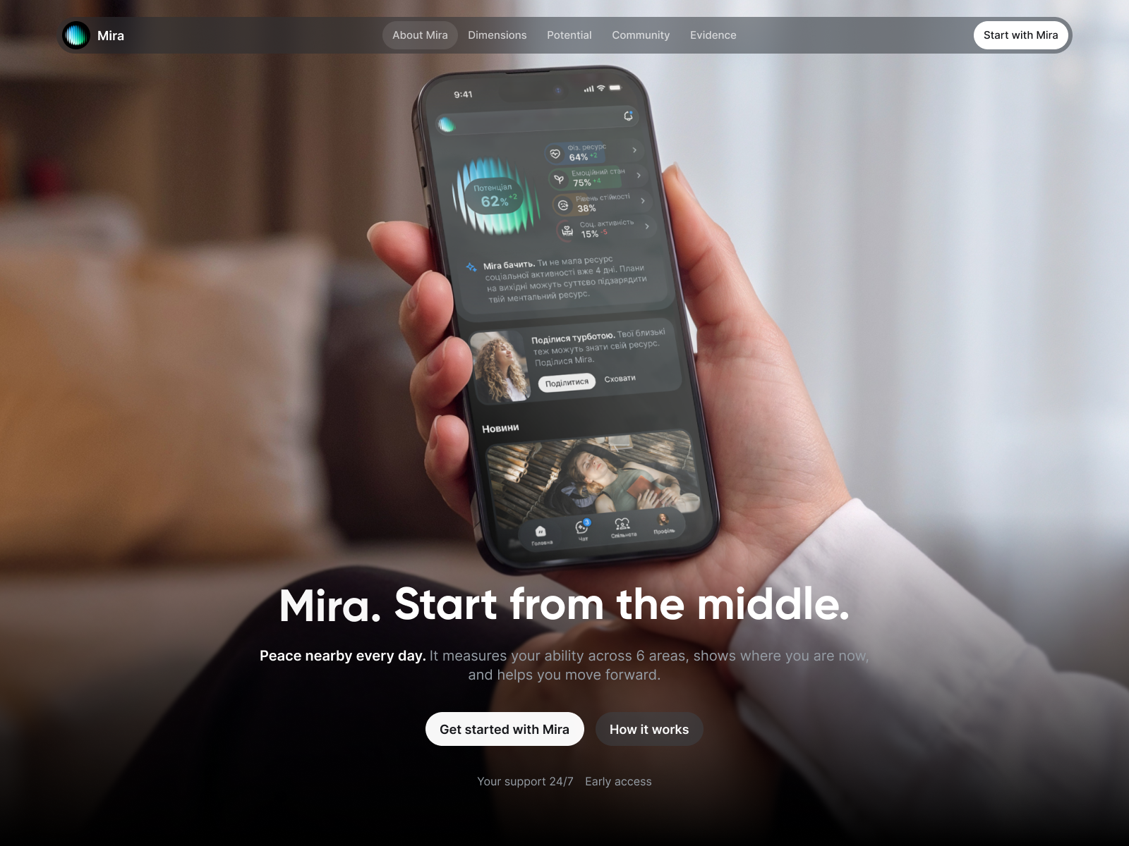 Mira. Start from within.