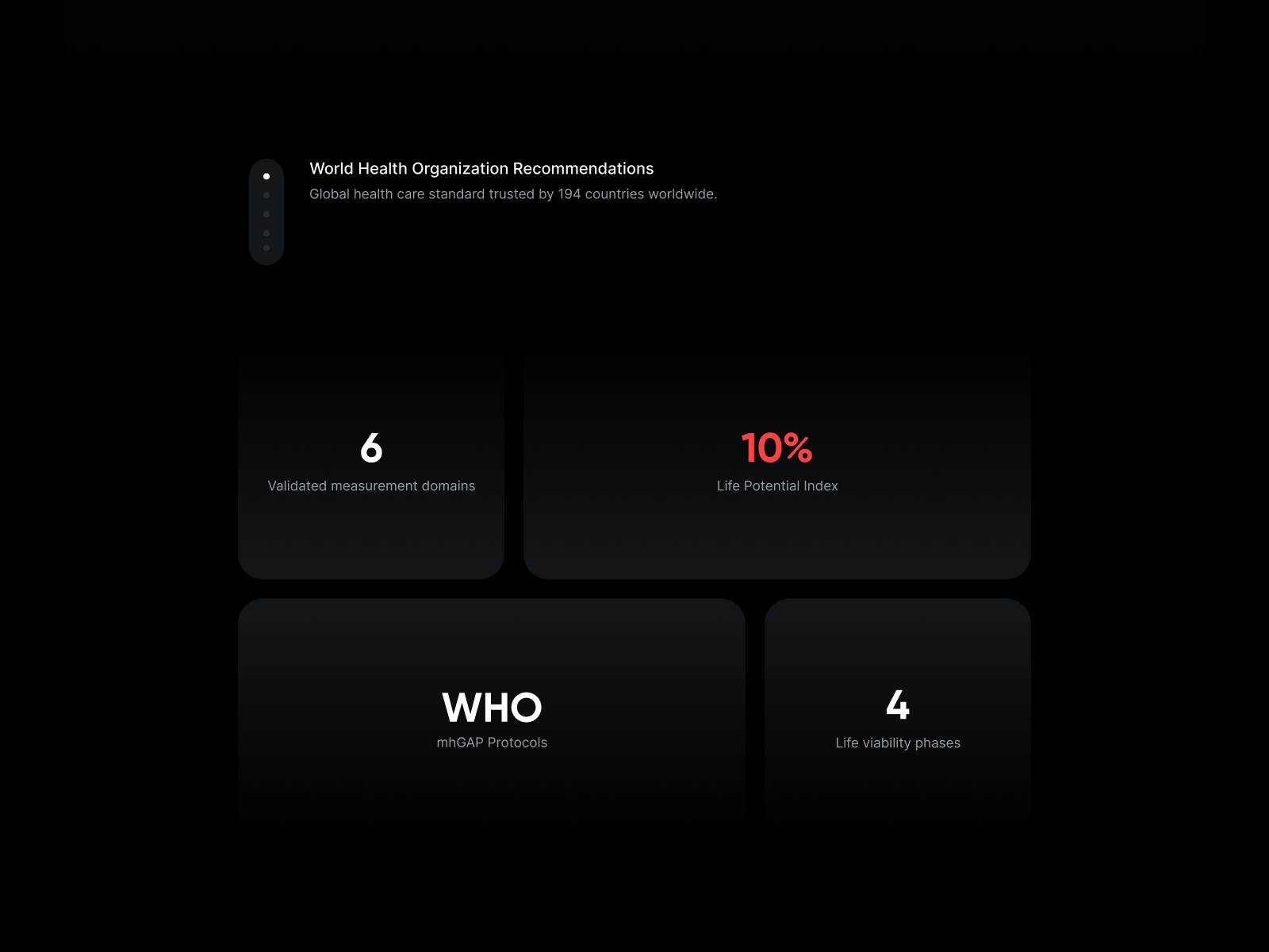 Built on WHO-validated science