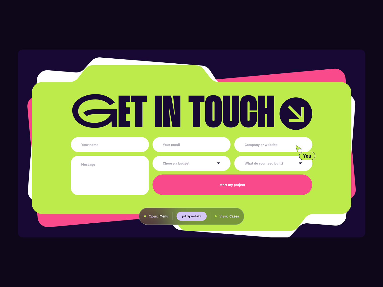 Contact form