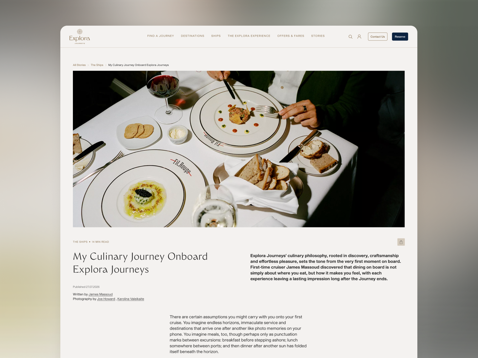Blog Article Page