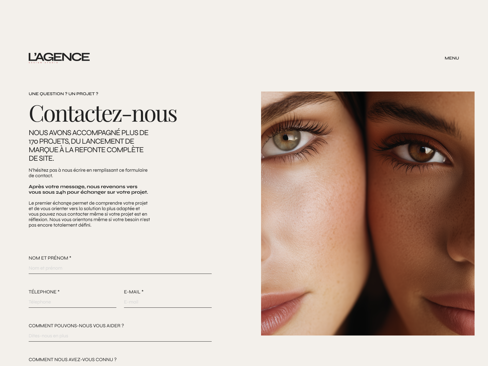 Contact page