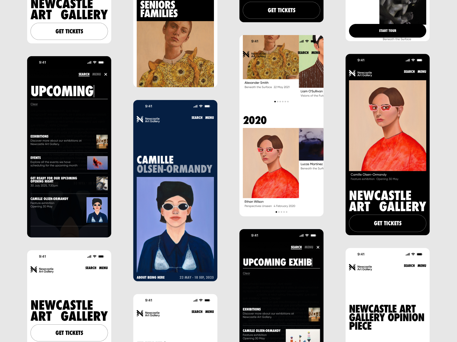 Mobile layout examples