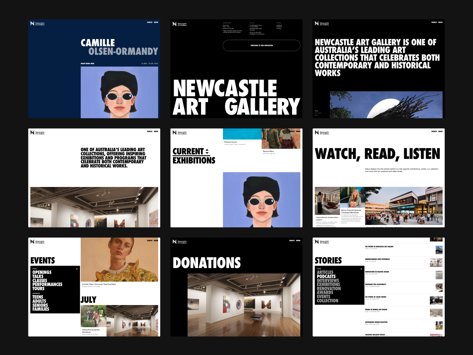 Desktop layouts