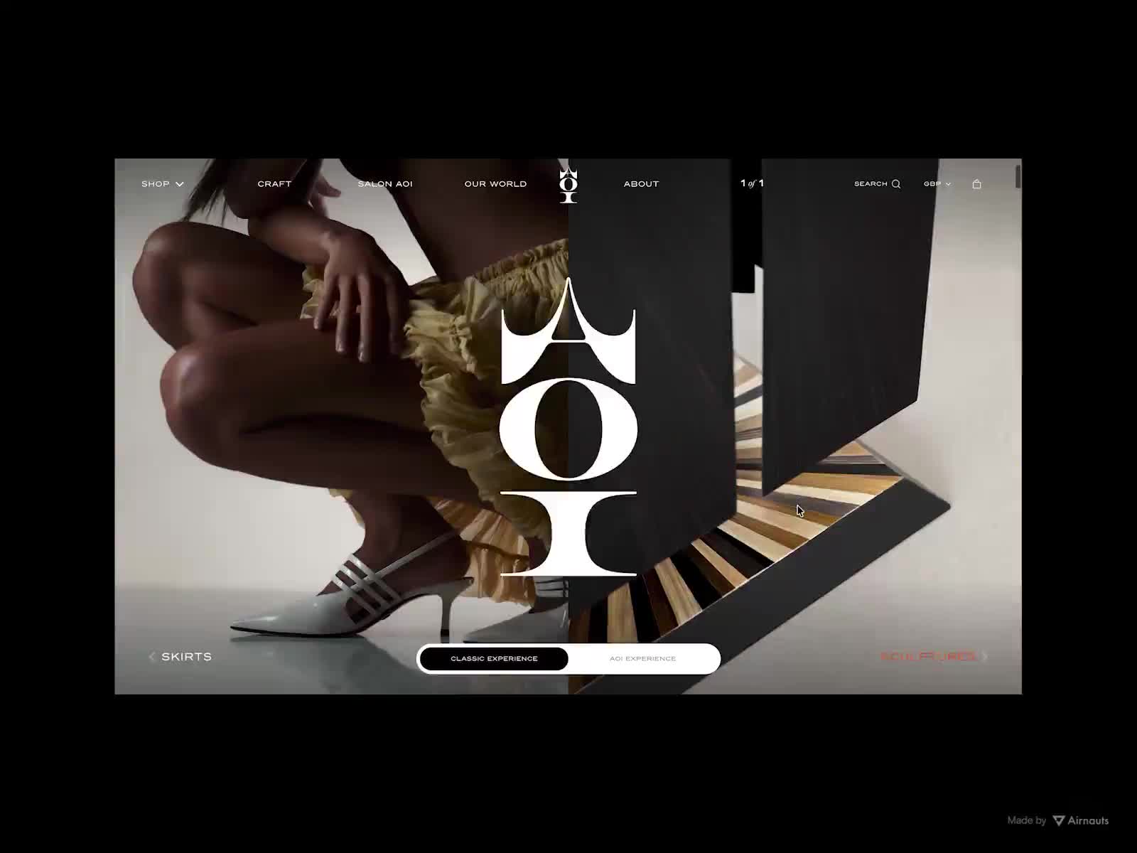AN OCEAN of IDEAS (AOI) - Homepage Scroll