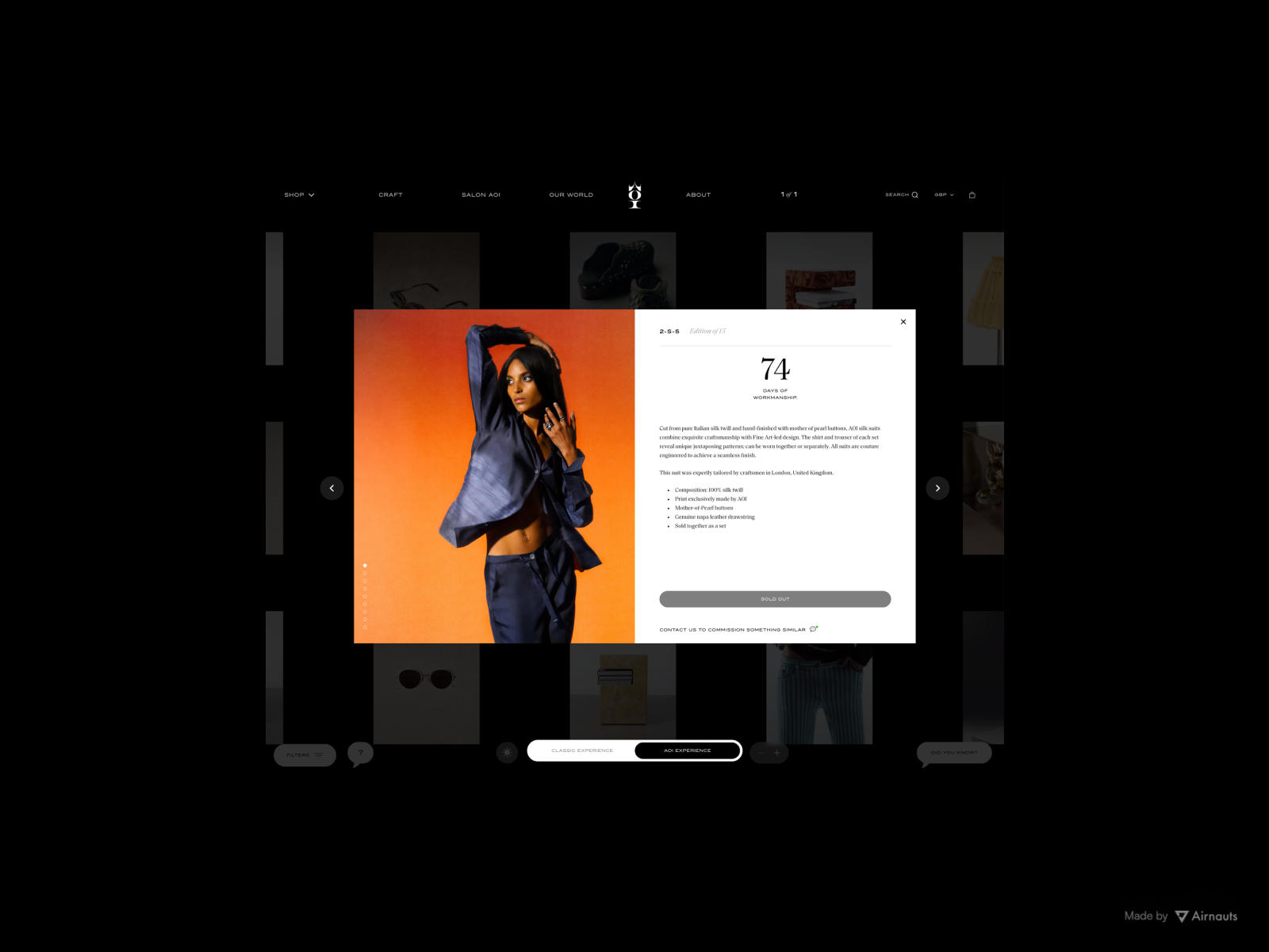 Experience - Dark Mode and Zoom