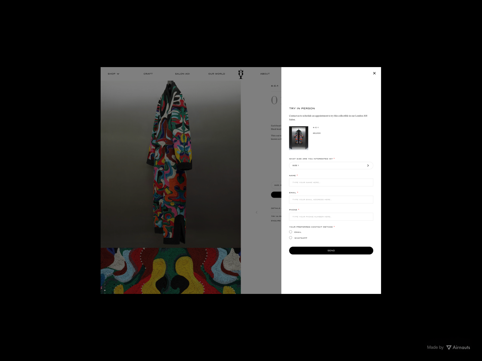 Product Detail Page