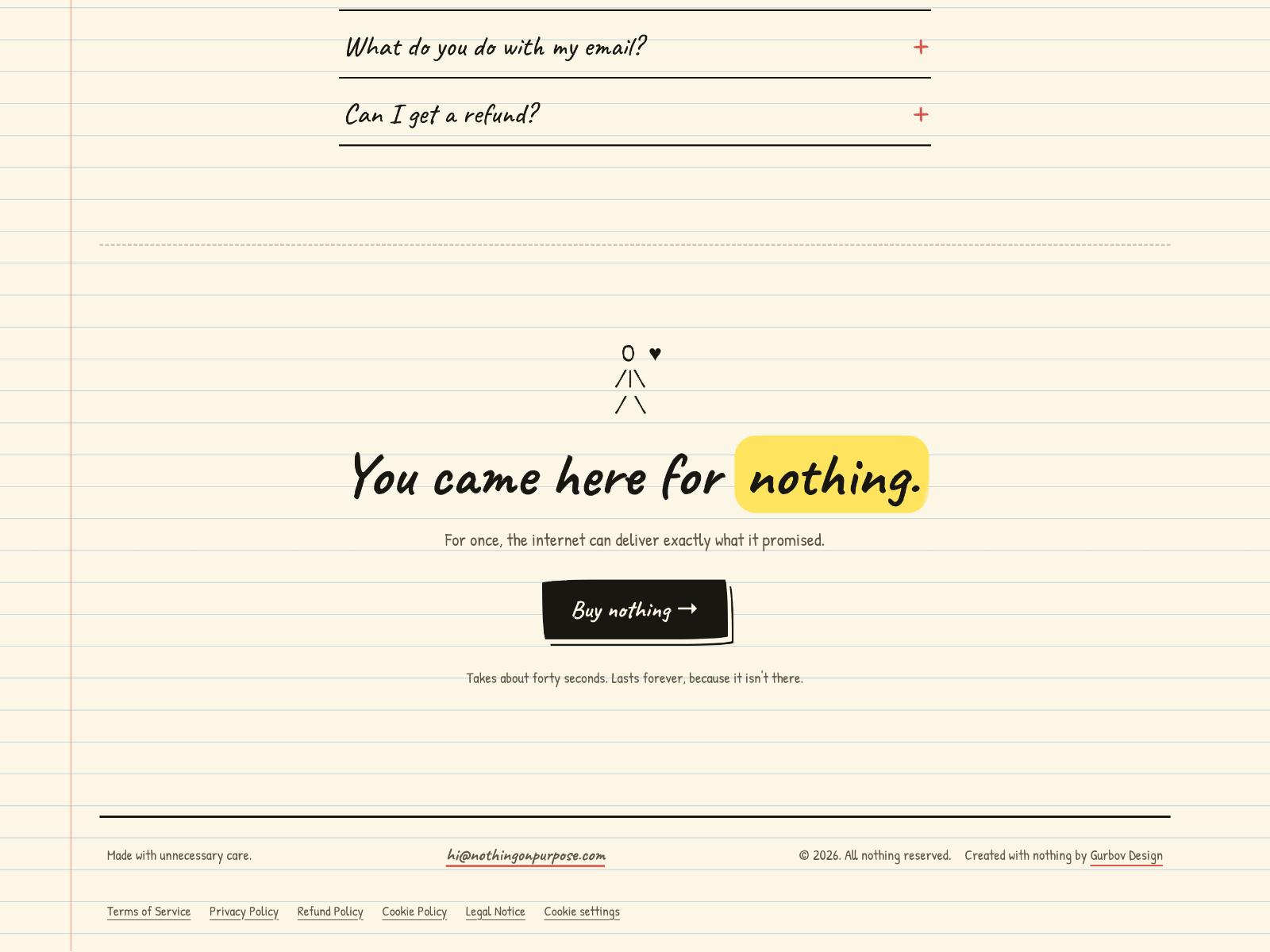 nothing