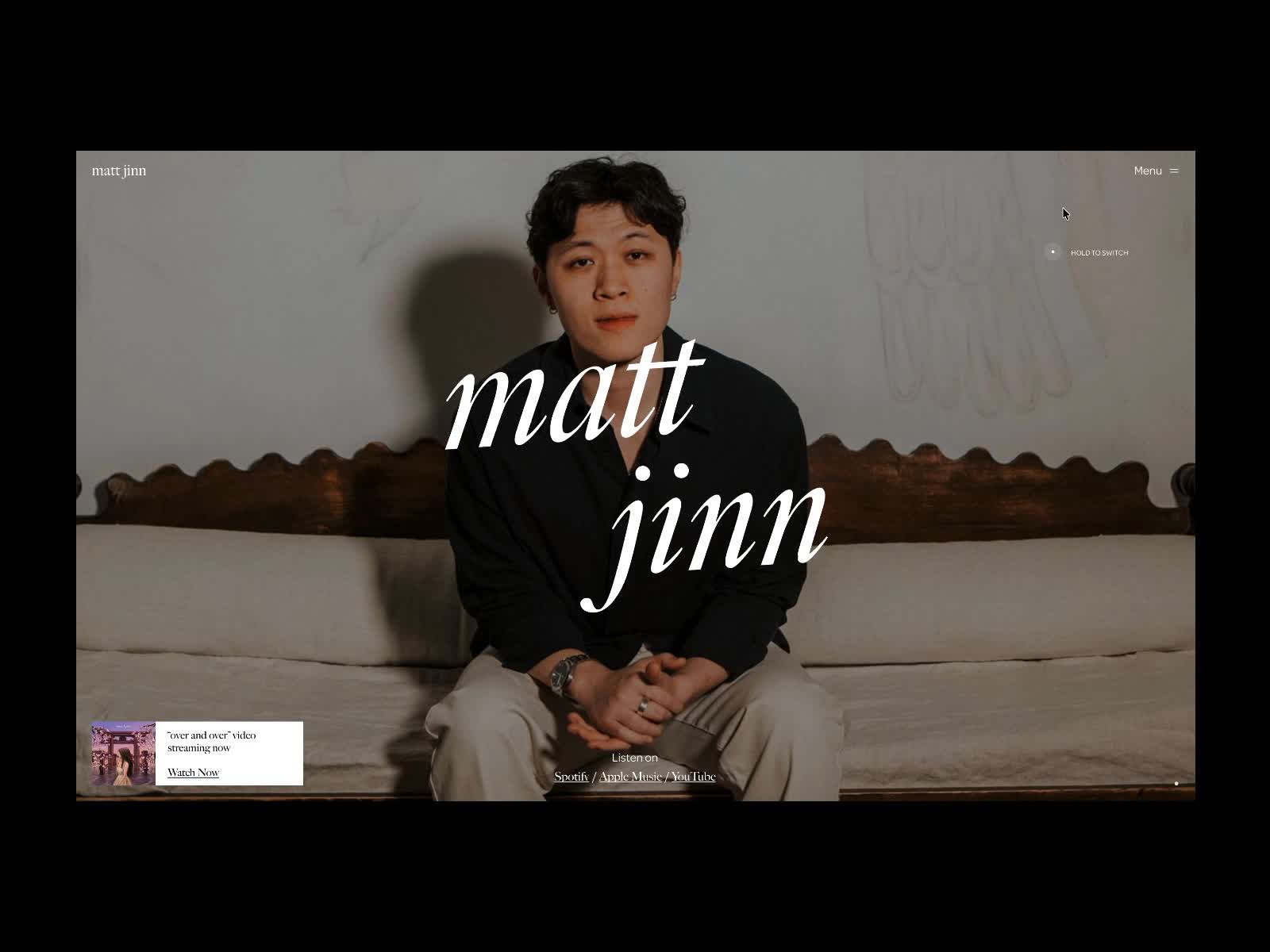 Matt Jinn - Menu Interaction