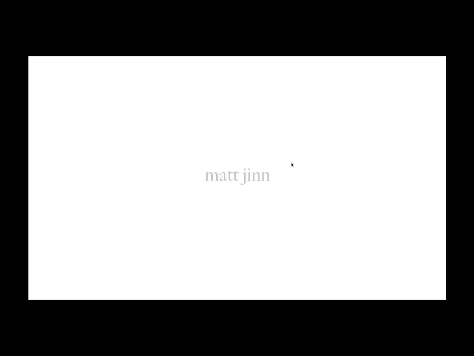 Matt Jinn - Loader to Home