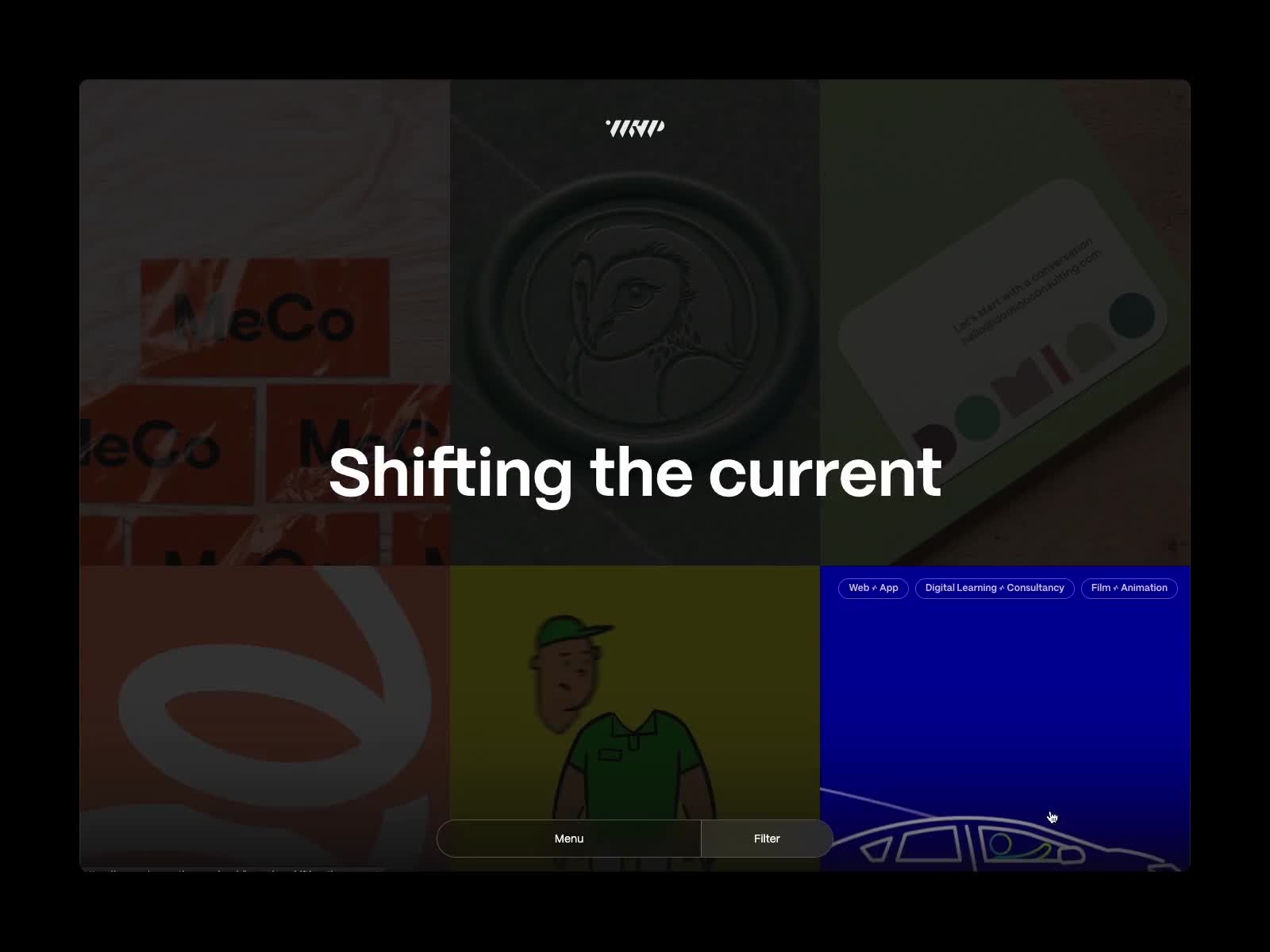 WHP Creative - Fullscreen Grid Portfolio