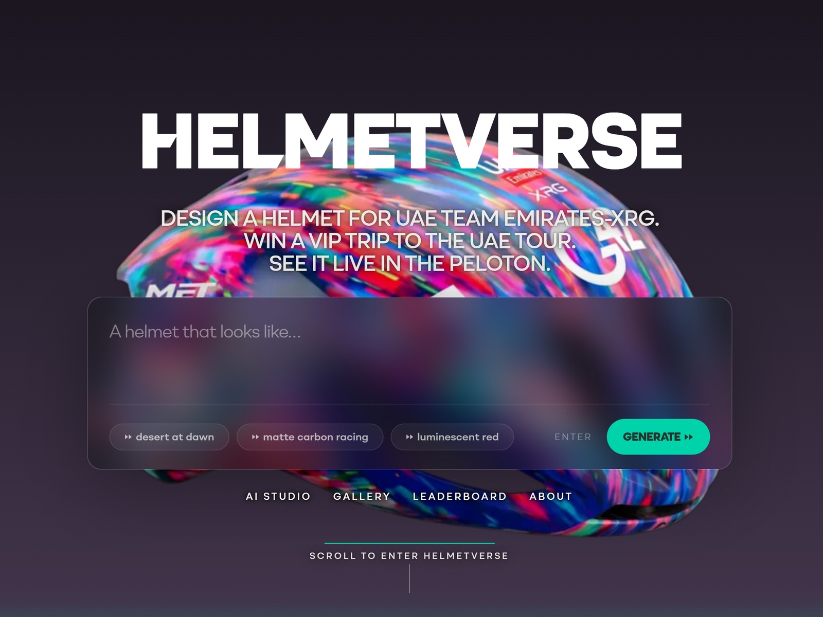 HelmetVerse Season 2 Hero - Design the UAE...