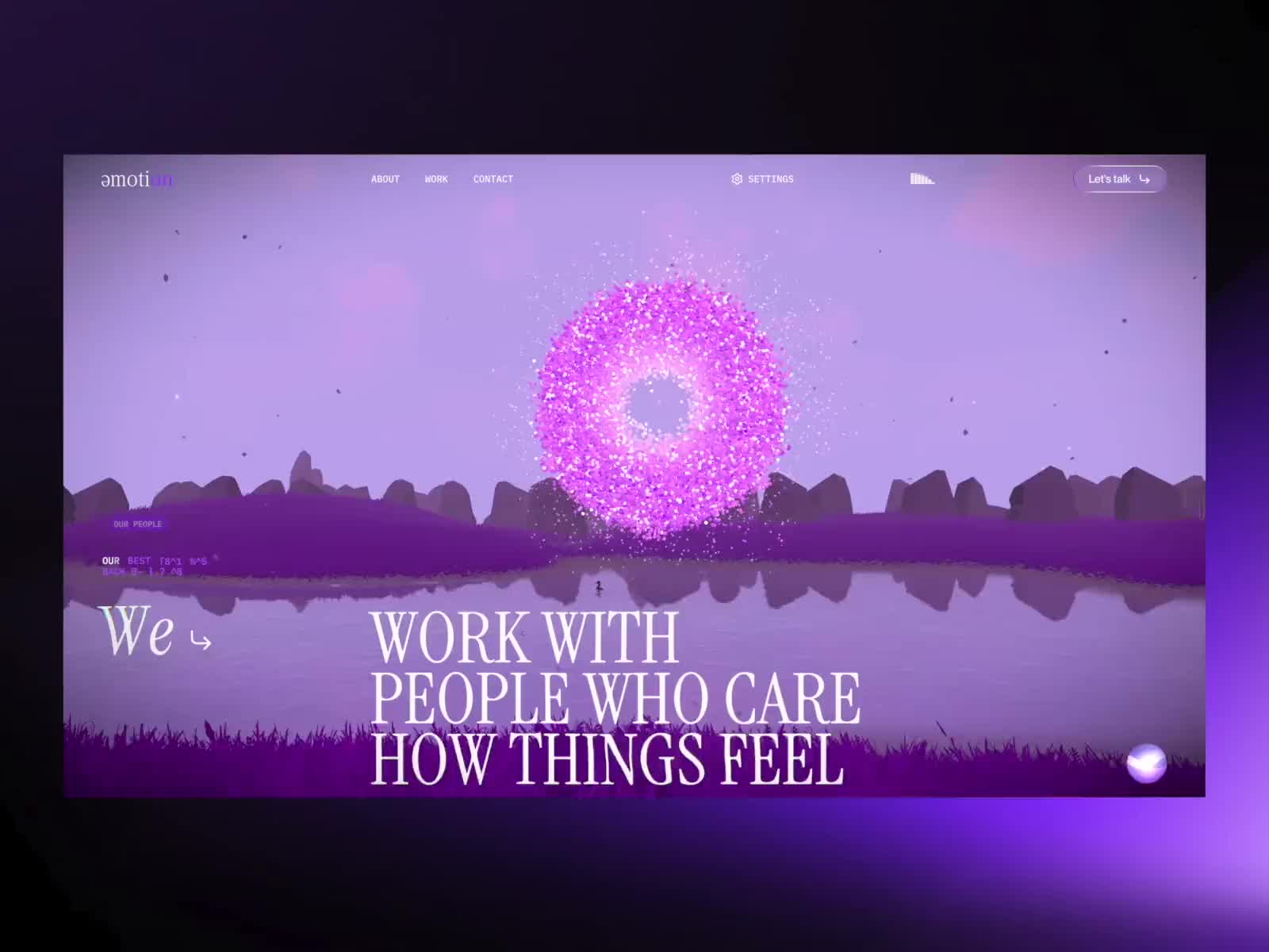Emotion Agency - WebGL Transition Between Scenes