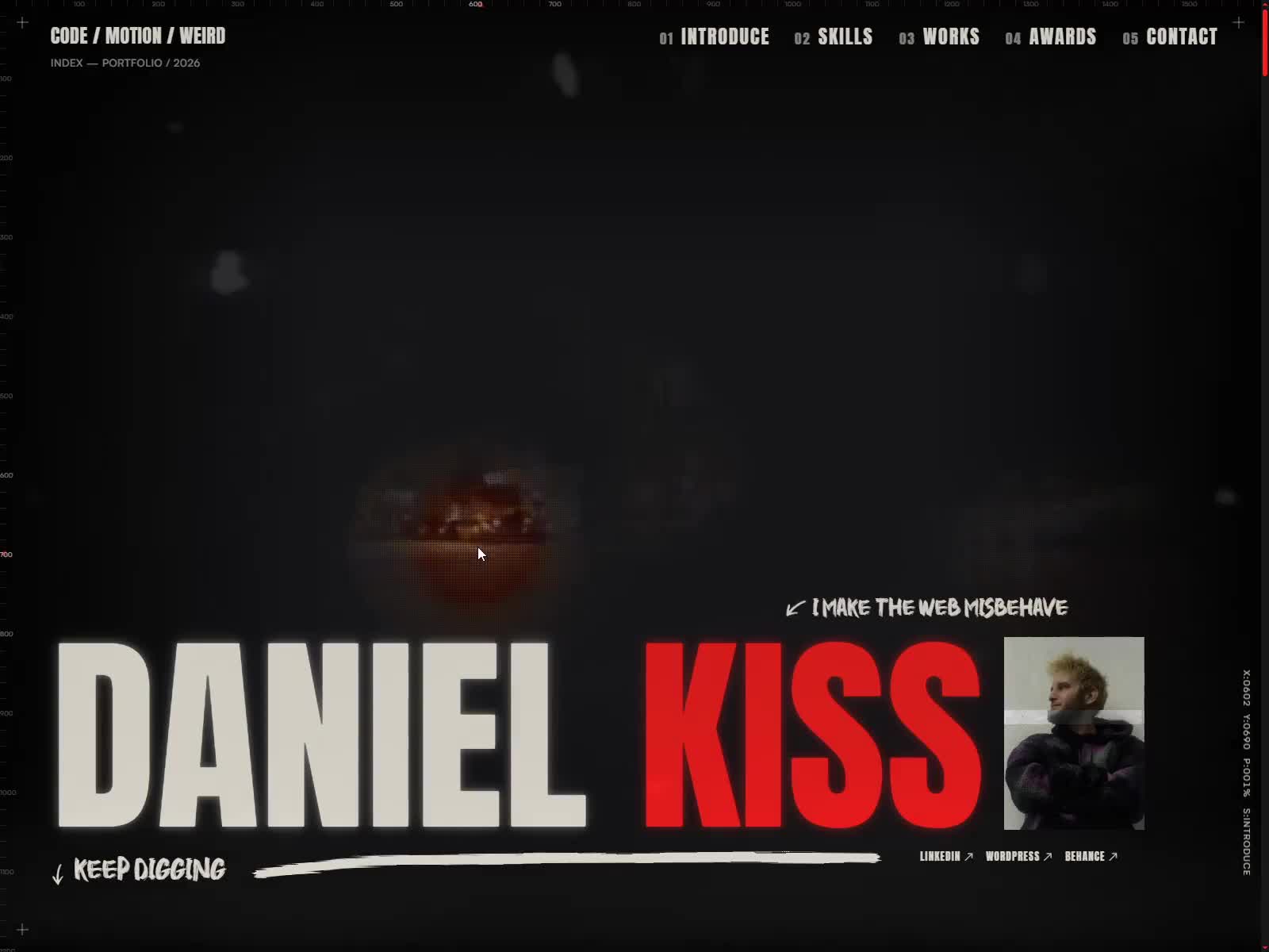 Daniel Kiss - Portfolio - First Scroll