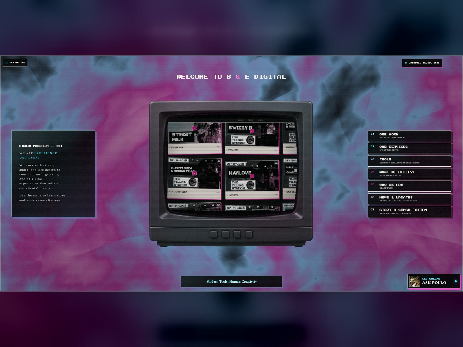 Main Menu