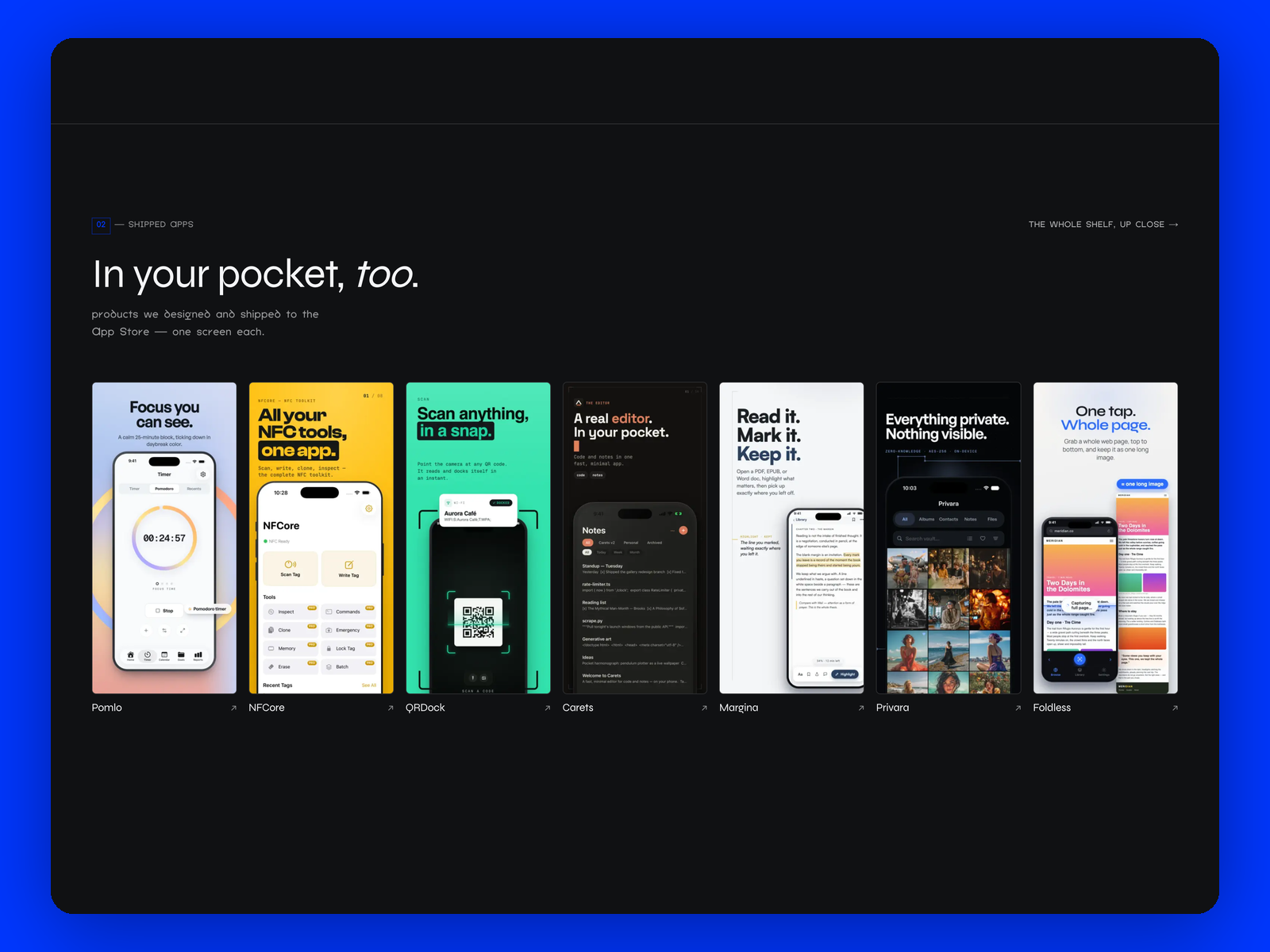 In your pocket, too