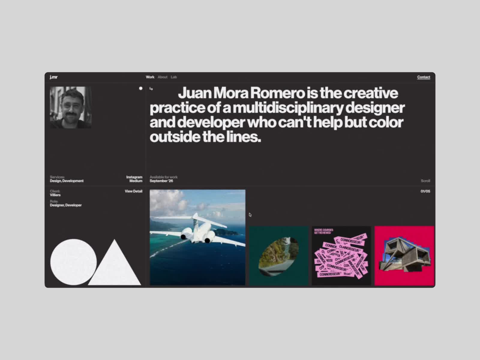 Juan Mora Romero - Channel split hover animation