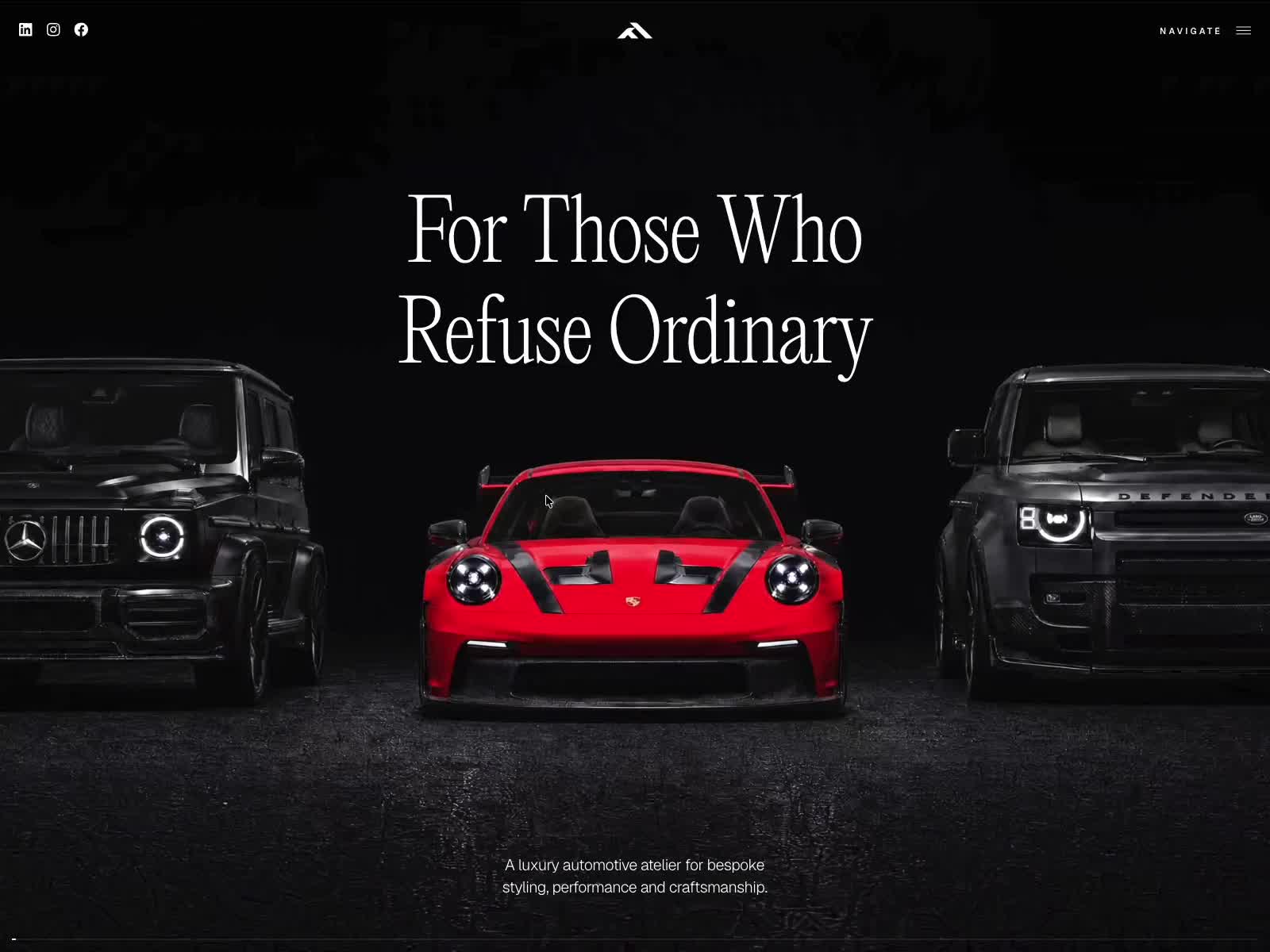 Forge Automotive - Clip-Path Menu Transition