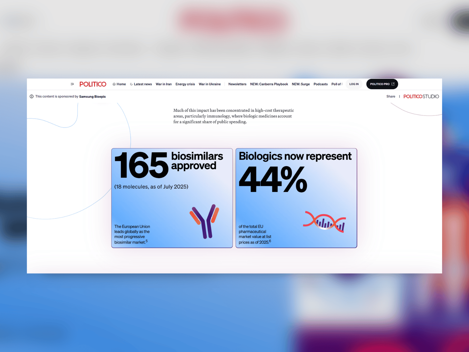 Politico Europe x Samsung