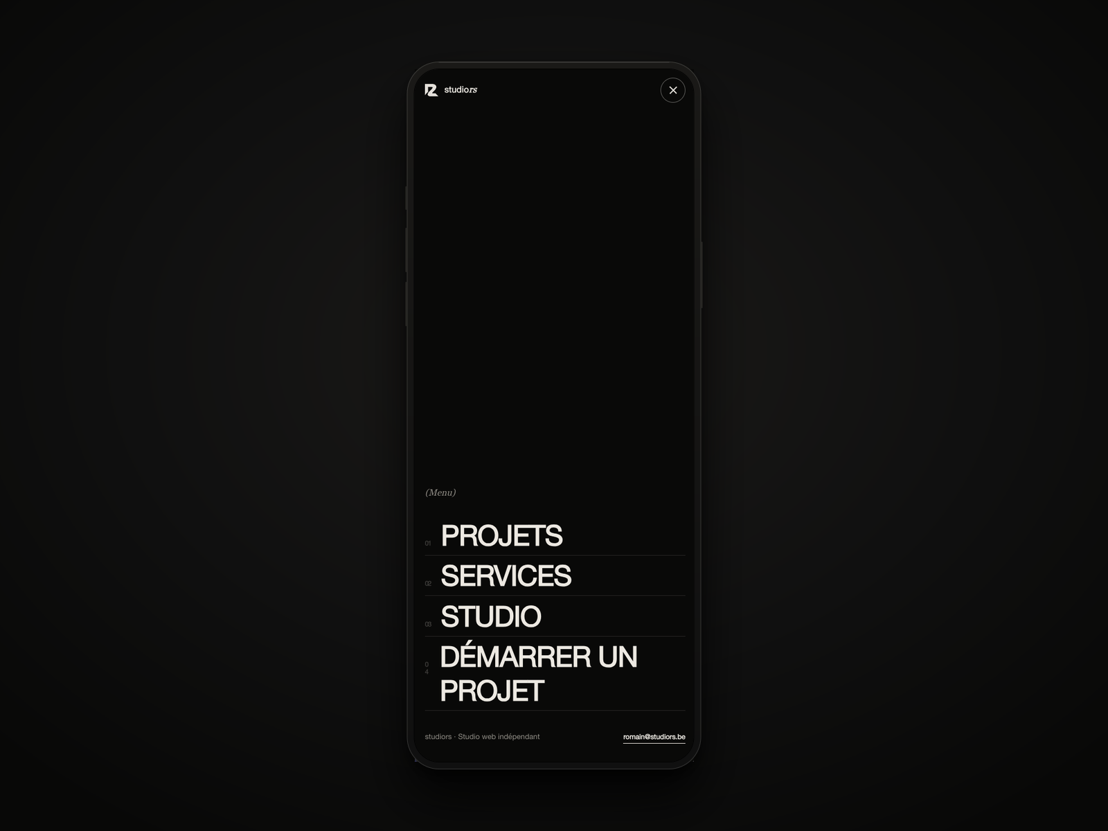 Minimalist Custom Navigation
