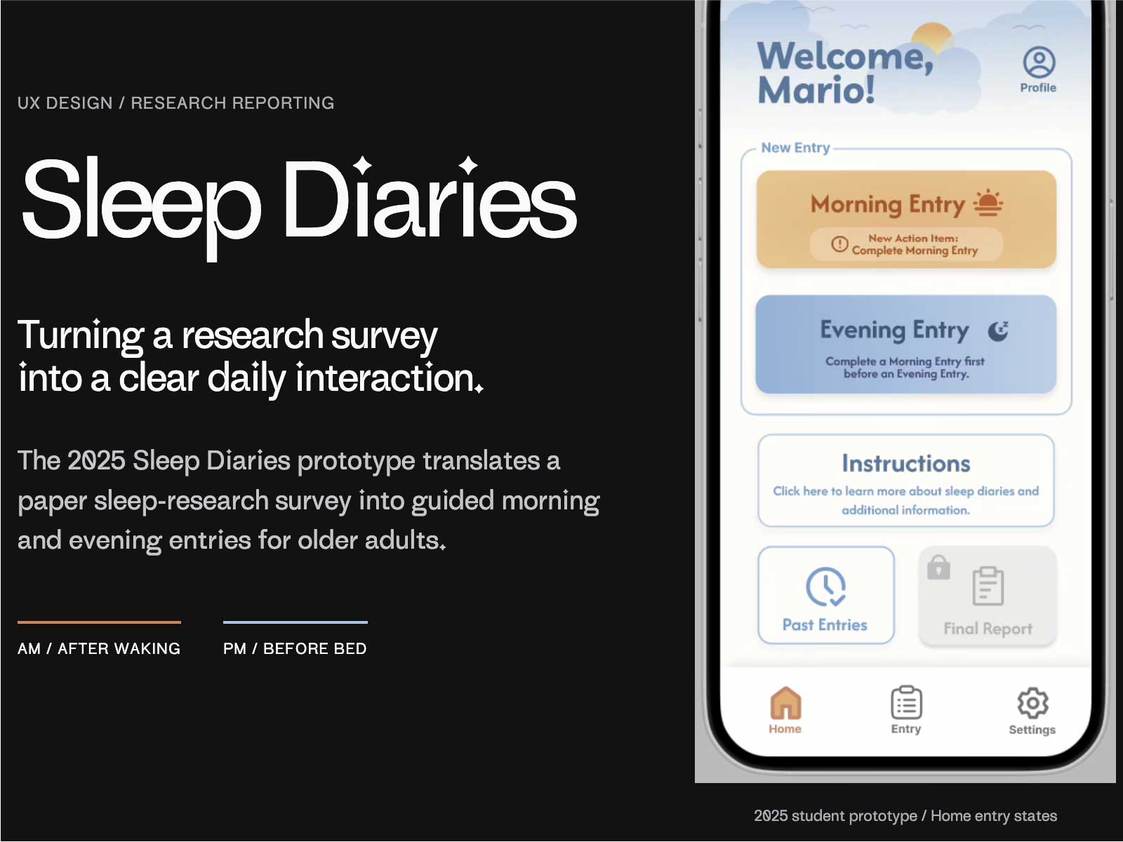 Sleep Diaries