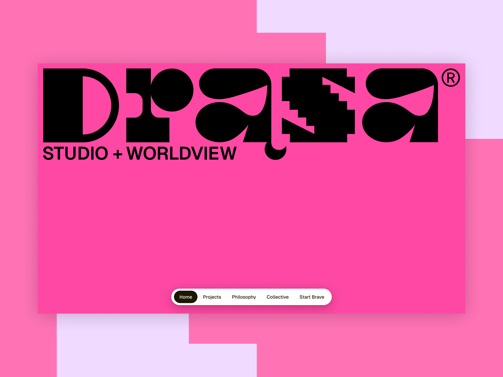 Interactive homepage scroll