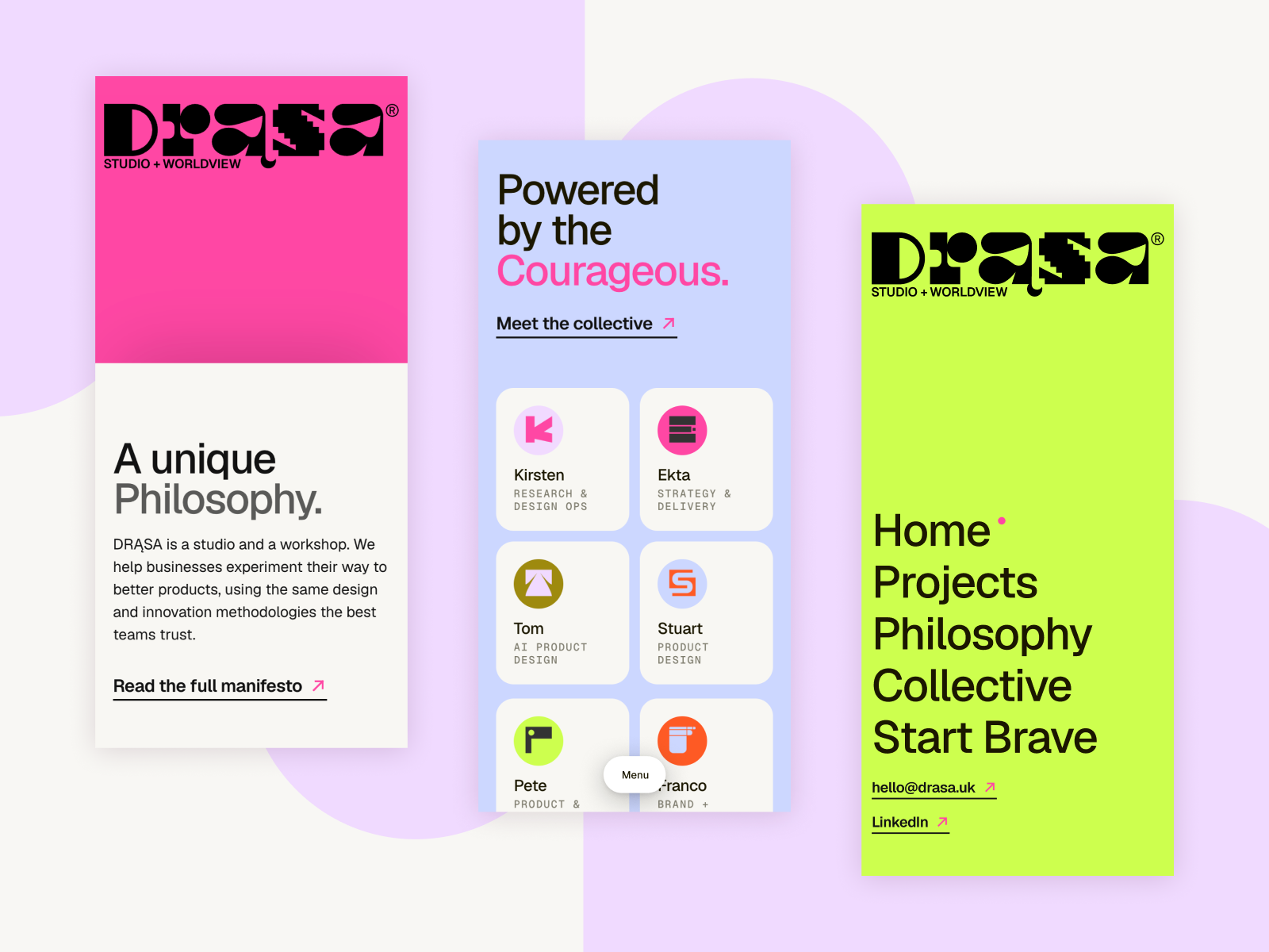 Interactive homepage scroll