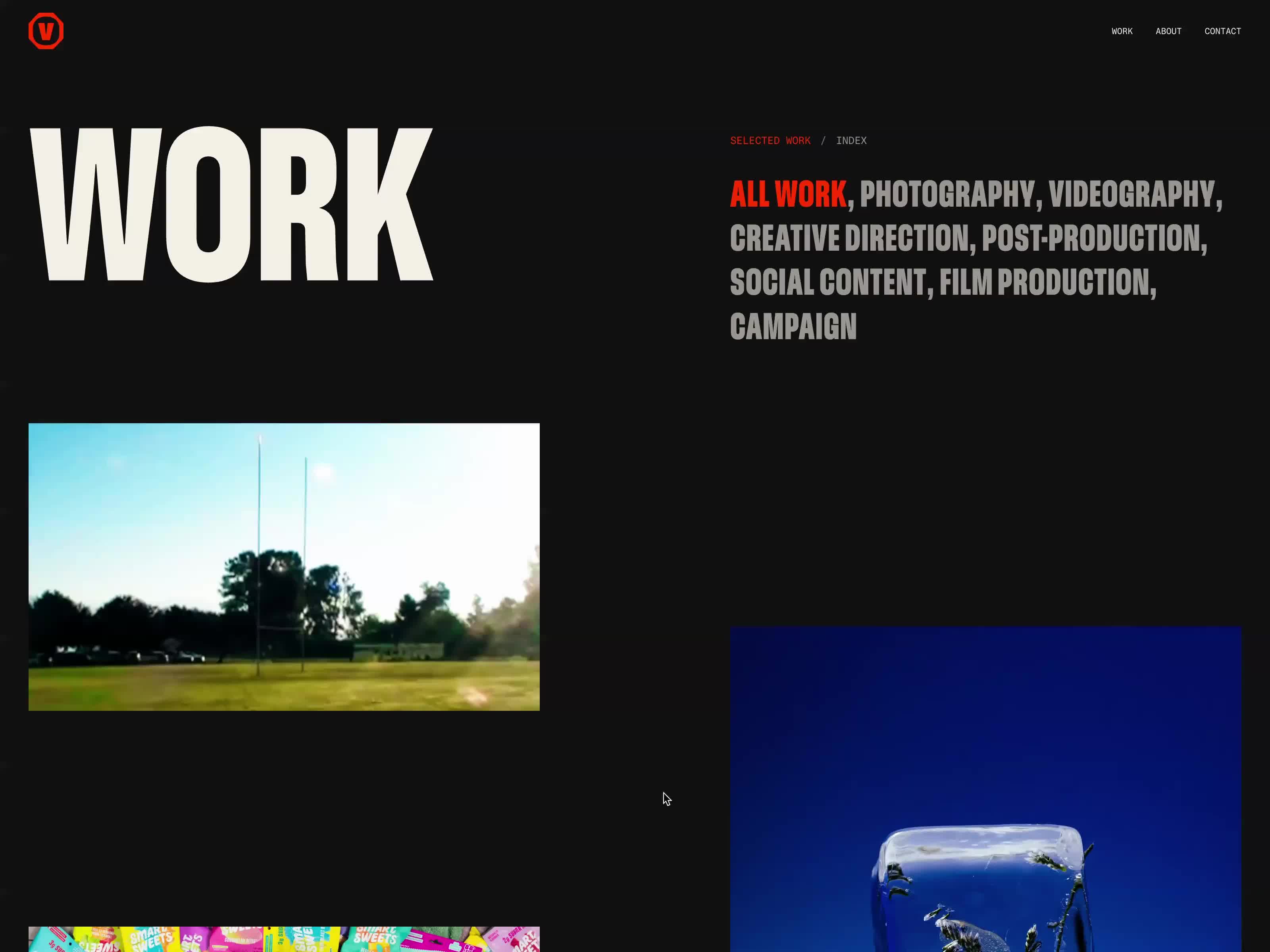 Velour Productions - Project Page Transitions