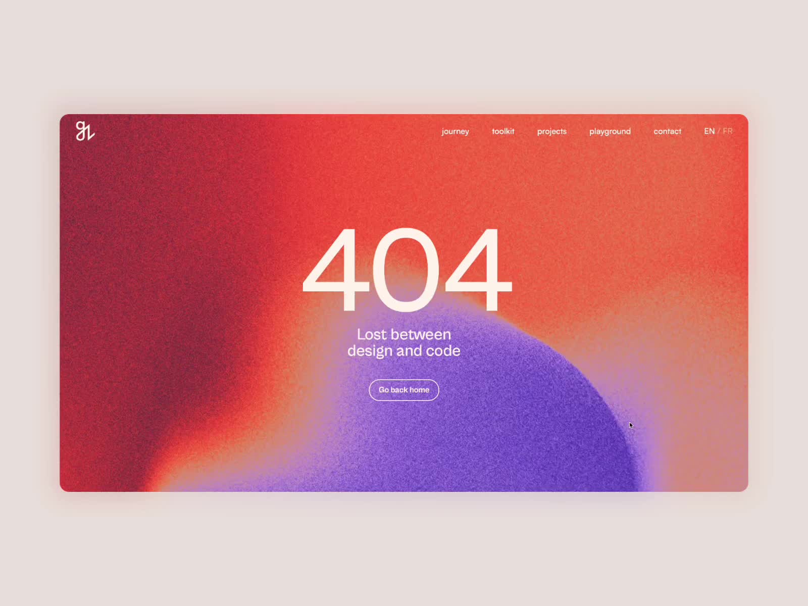 Guillaume Zhu - Cursor Distortion 404