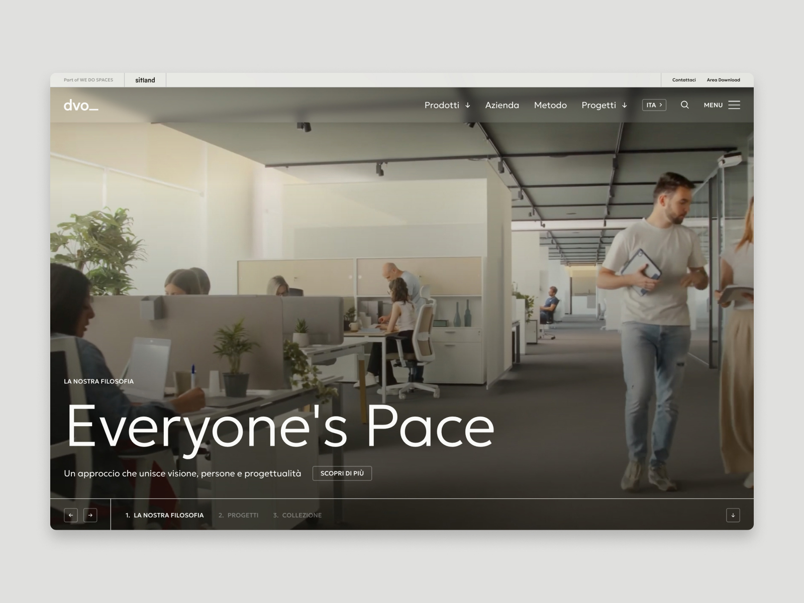 Homepage hero