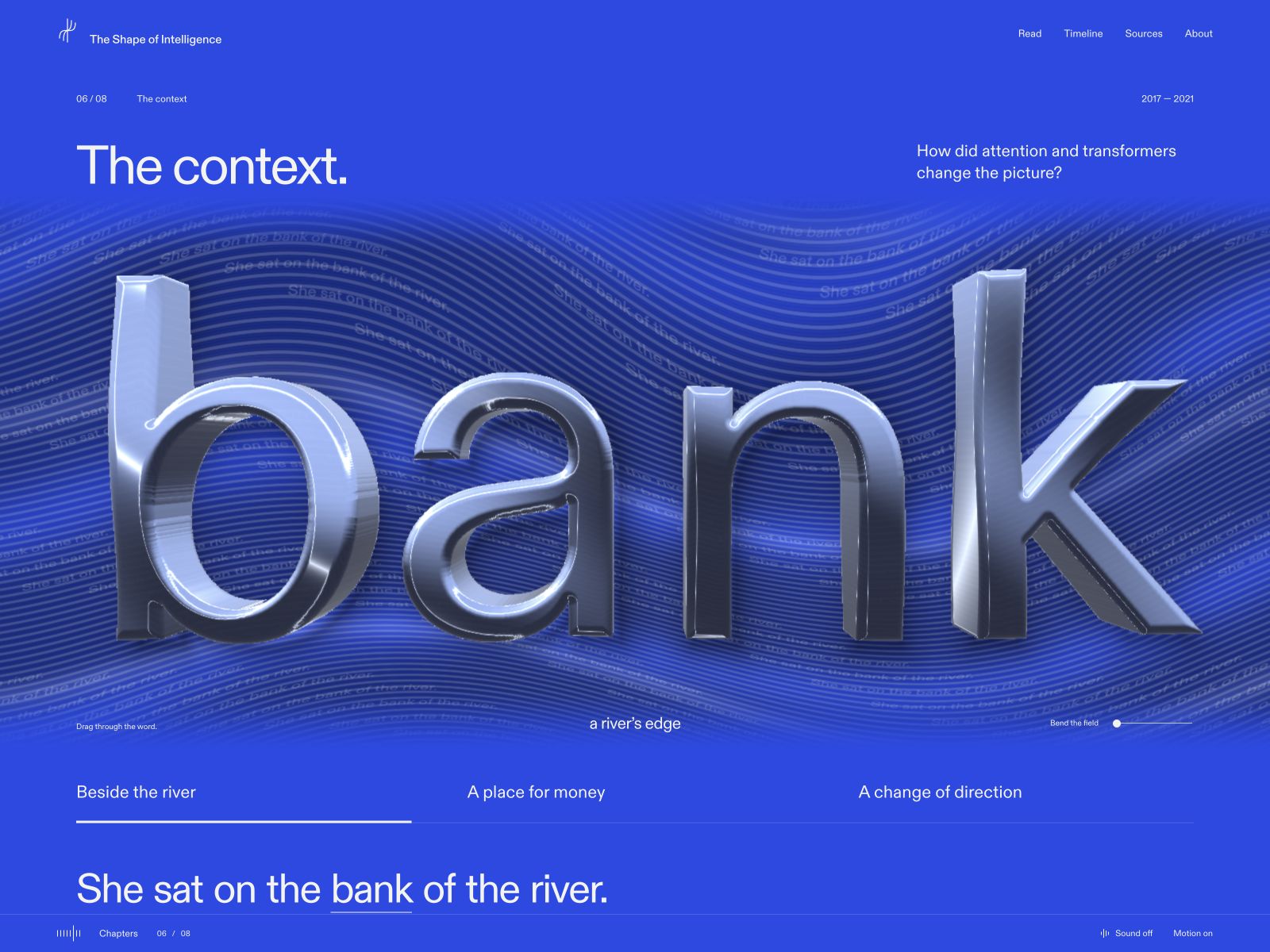 Refractive Language — ray-marched typography