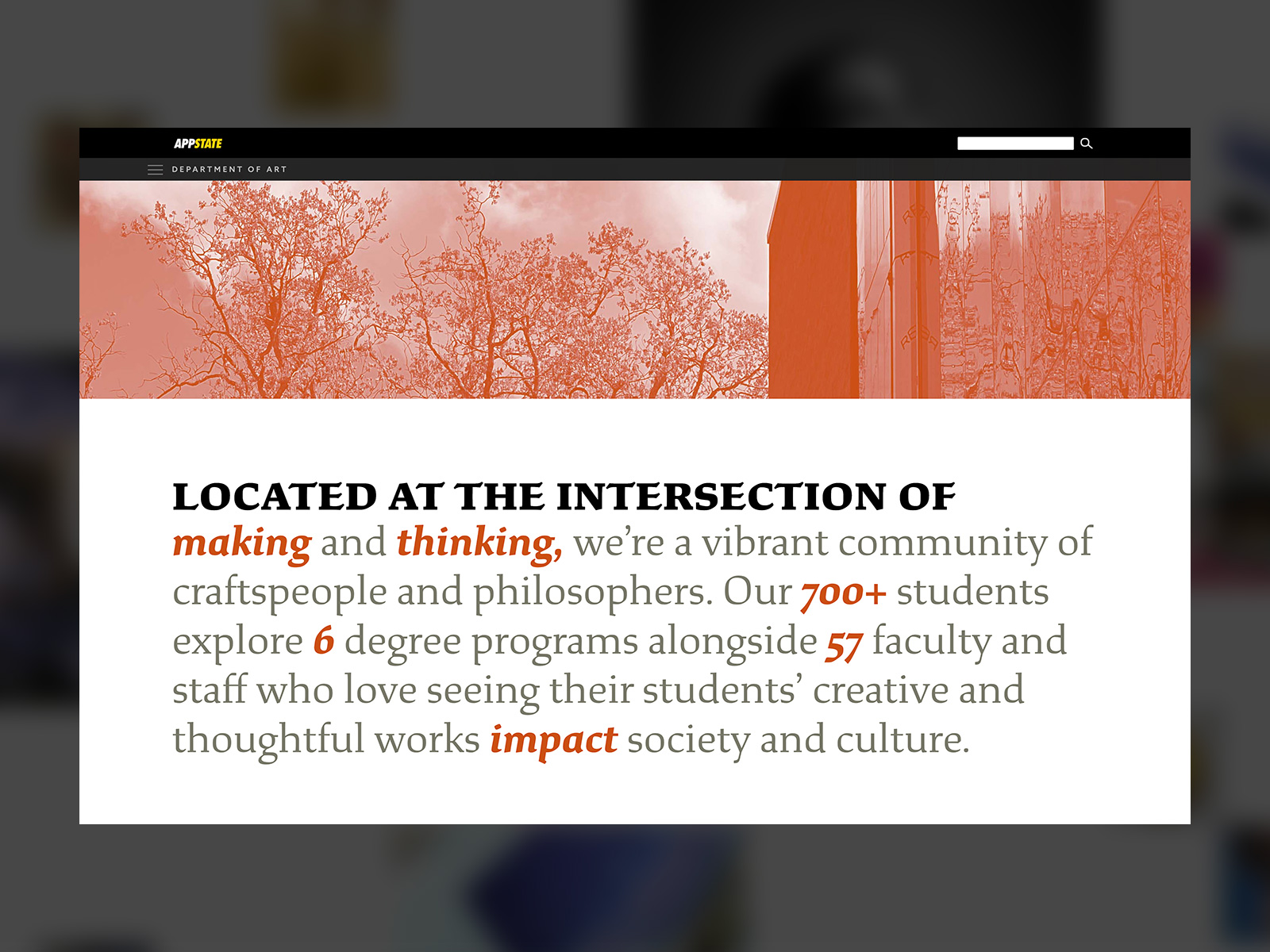 About Section Page Introduction
