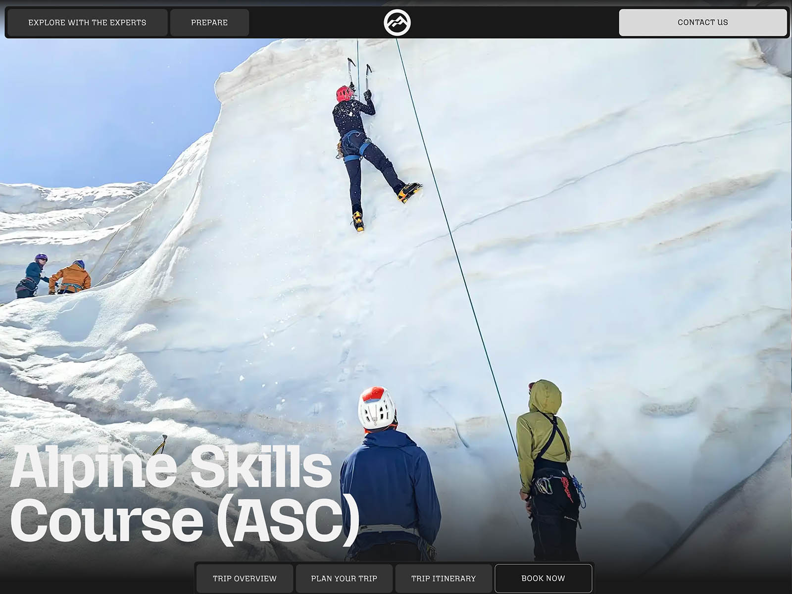 Alpine Skills Course page