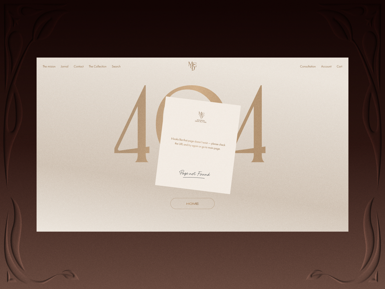 Not Found Page