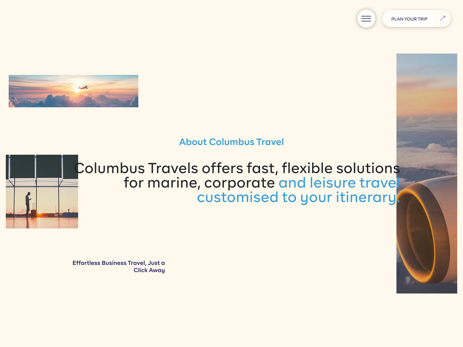 Animated About Section on Homepage