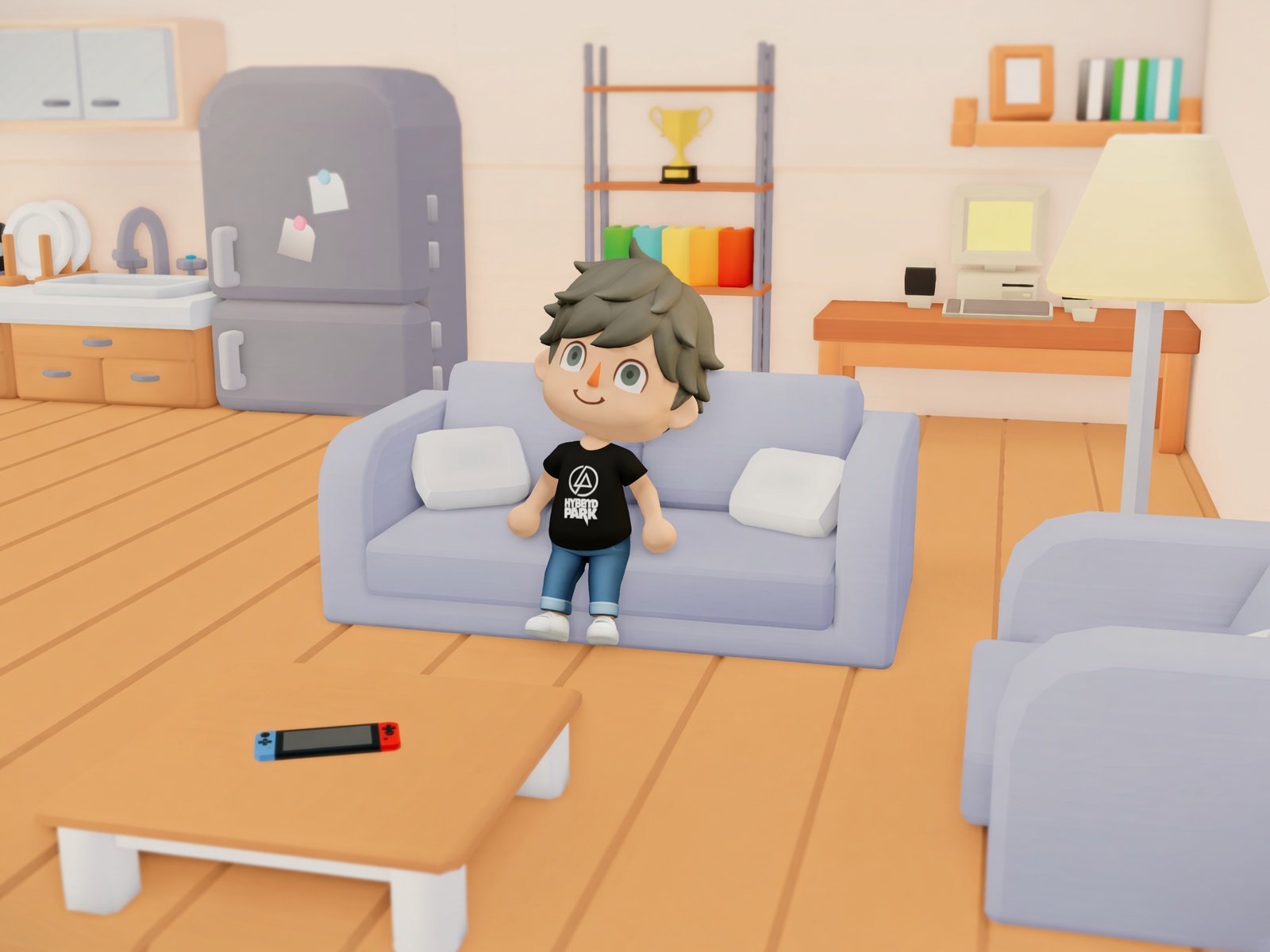 Inside the house