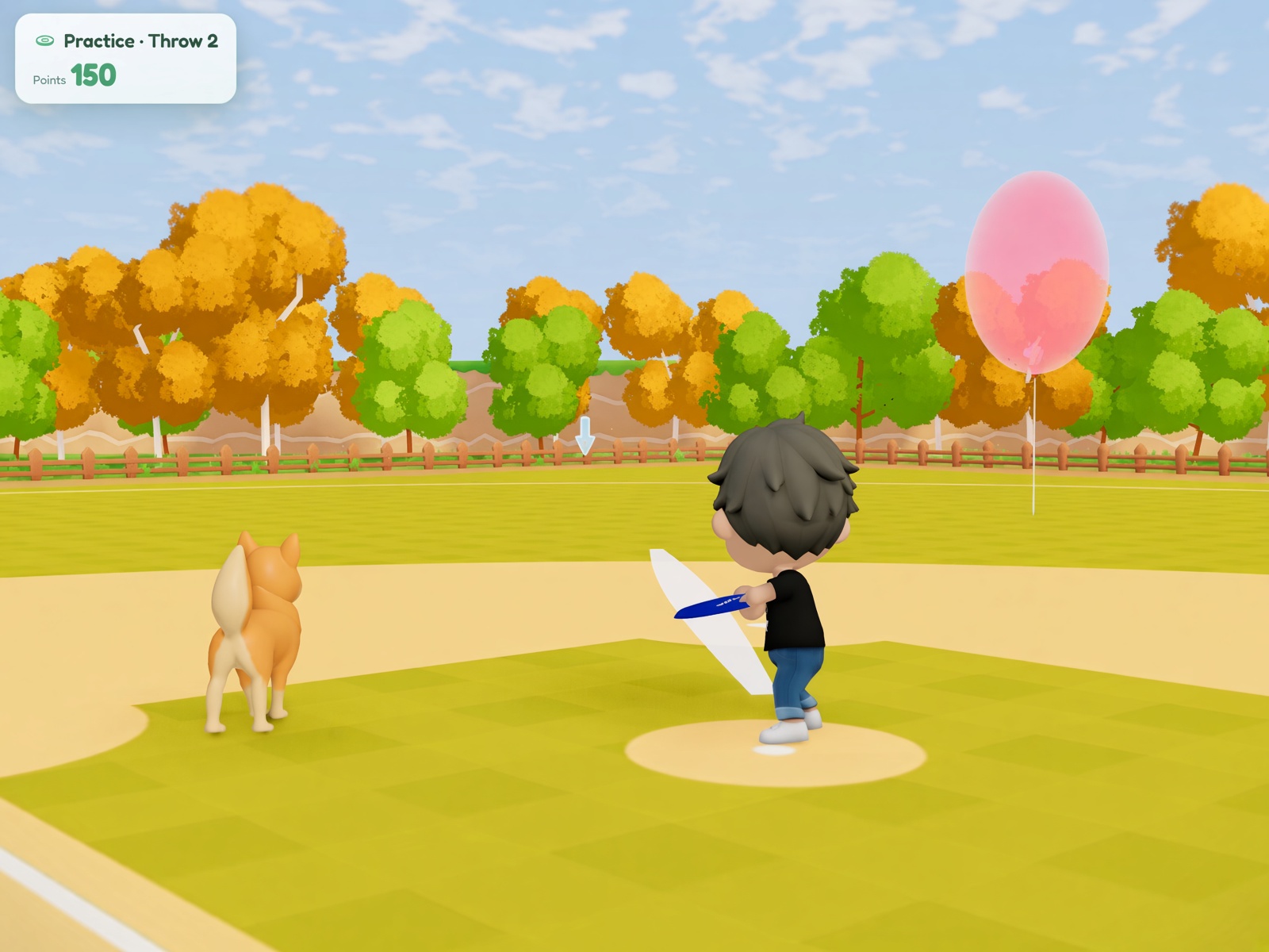 Frisbee with the dog
