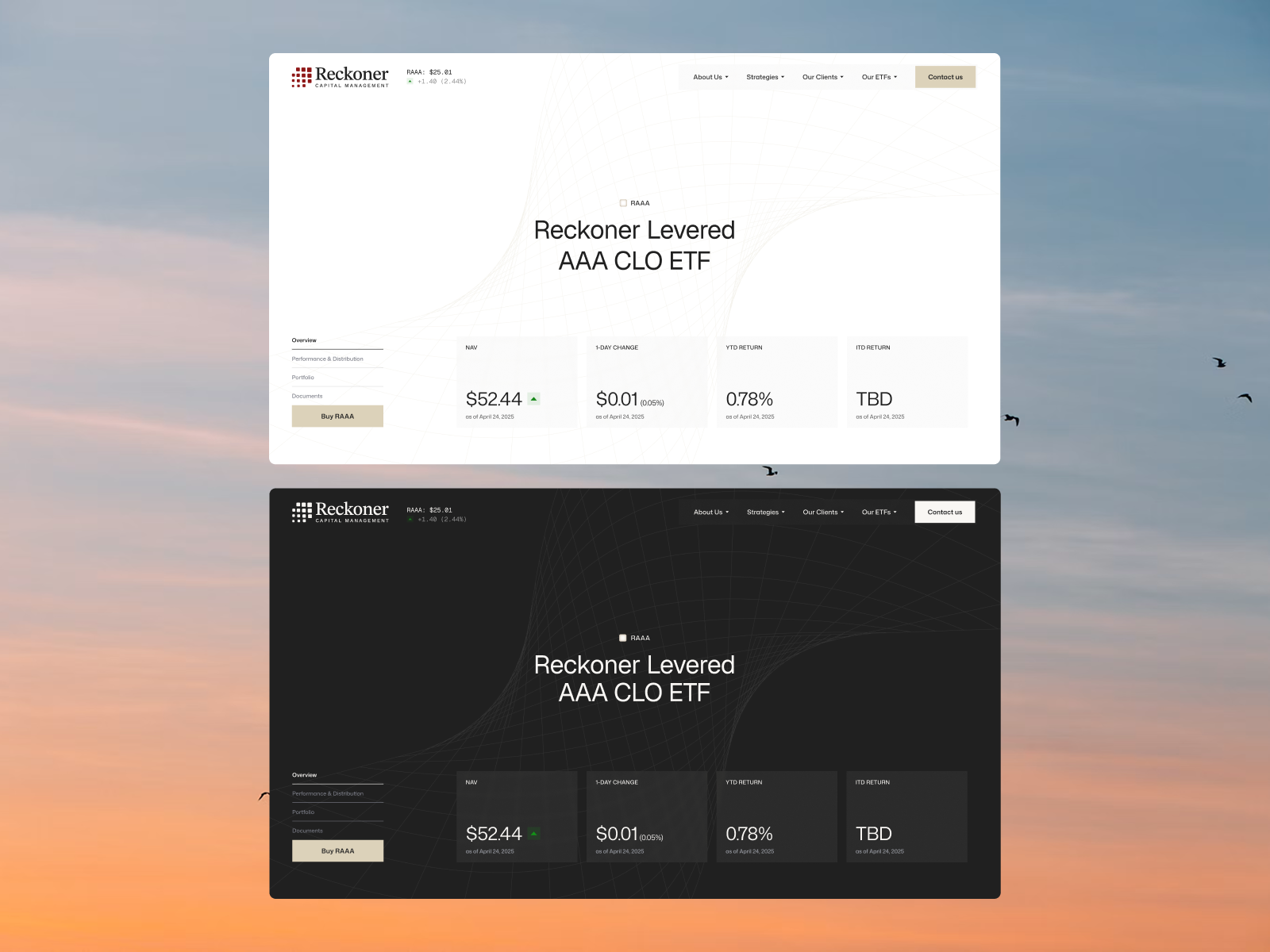 ETF Product Page