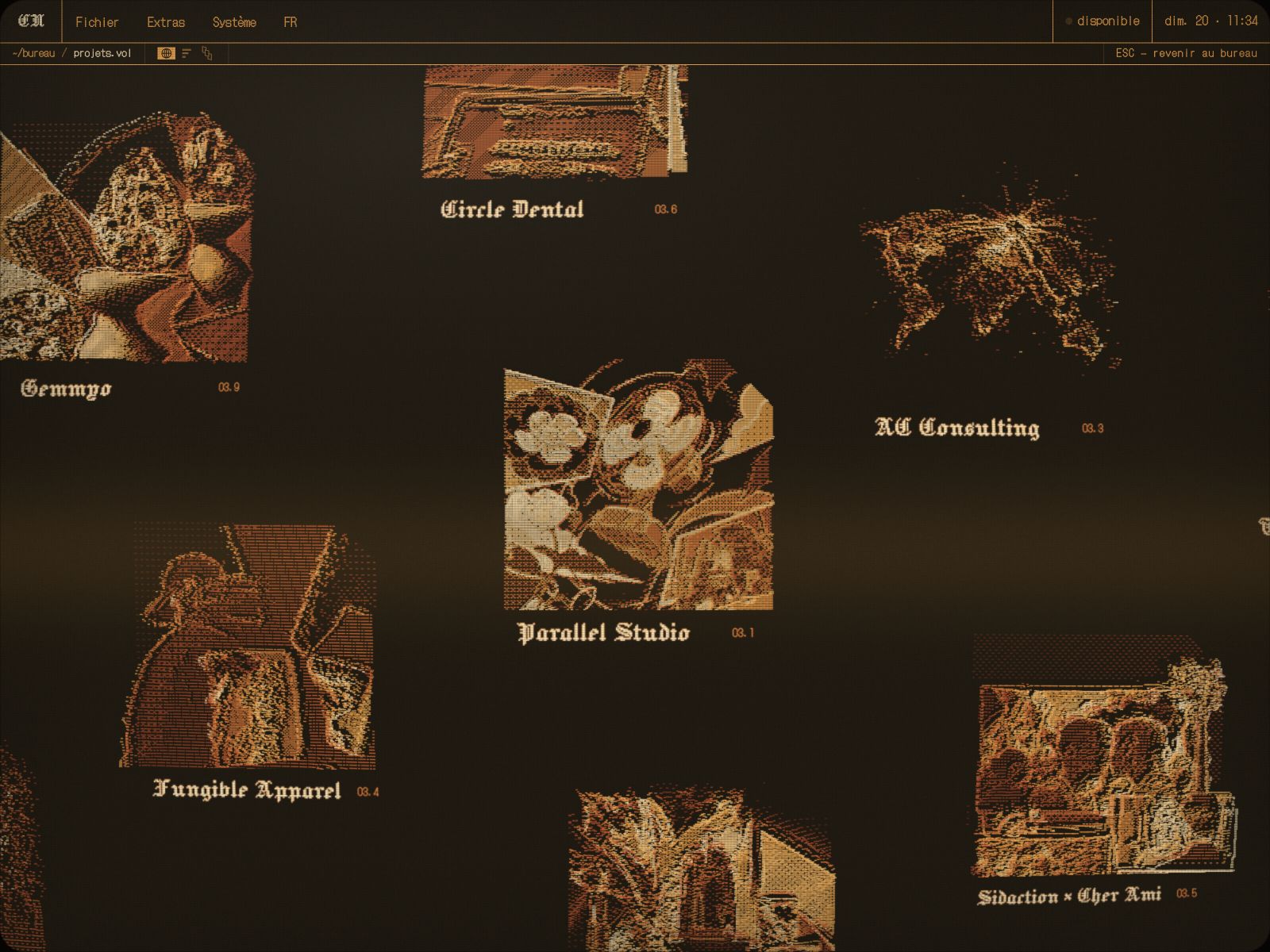 EddyOS — Interactive project gallery