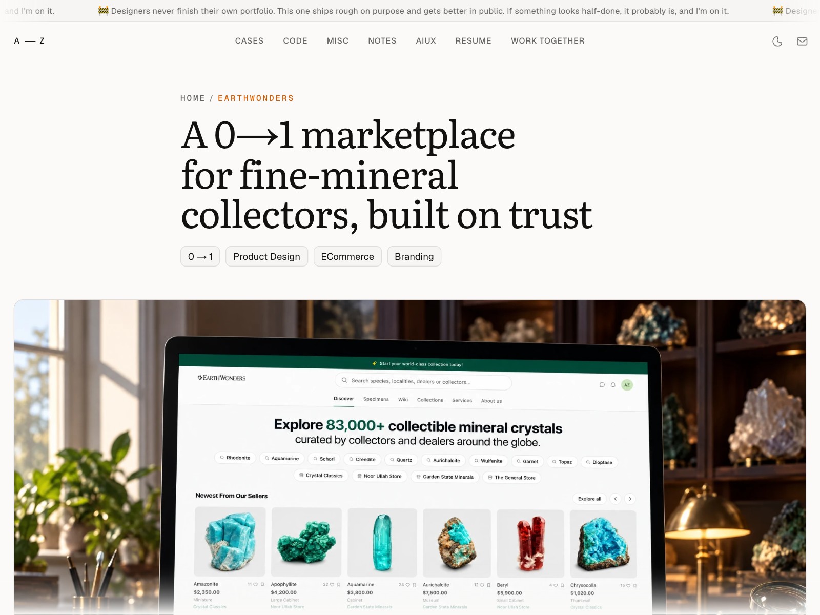 EarthWonders case study