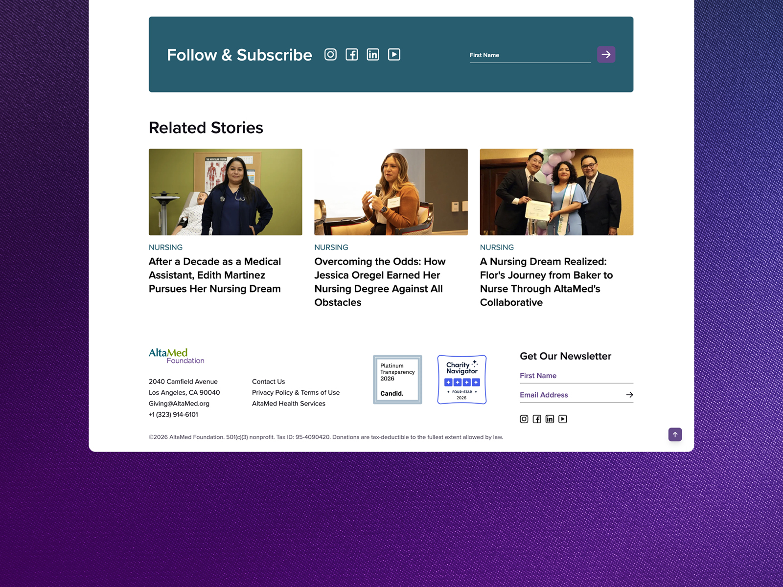 Footer Design