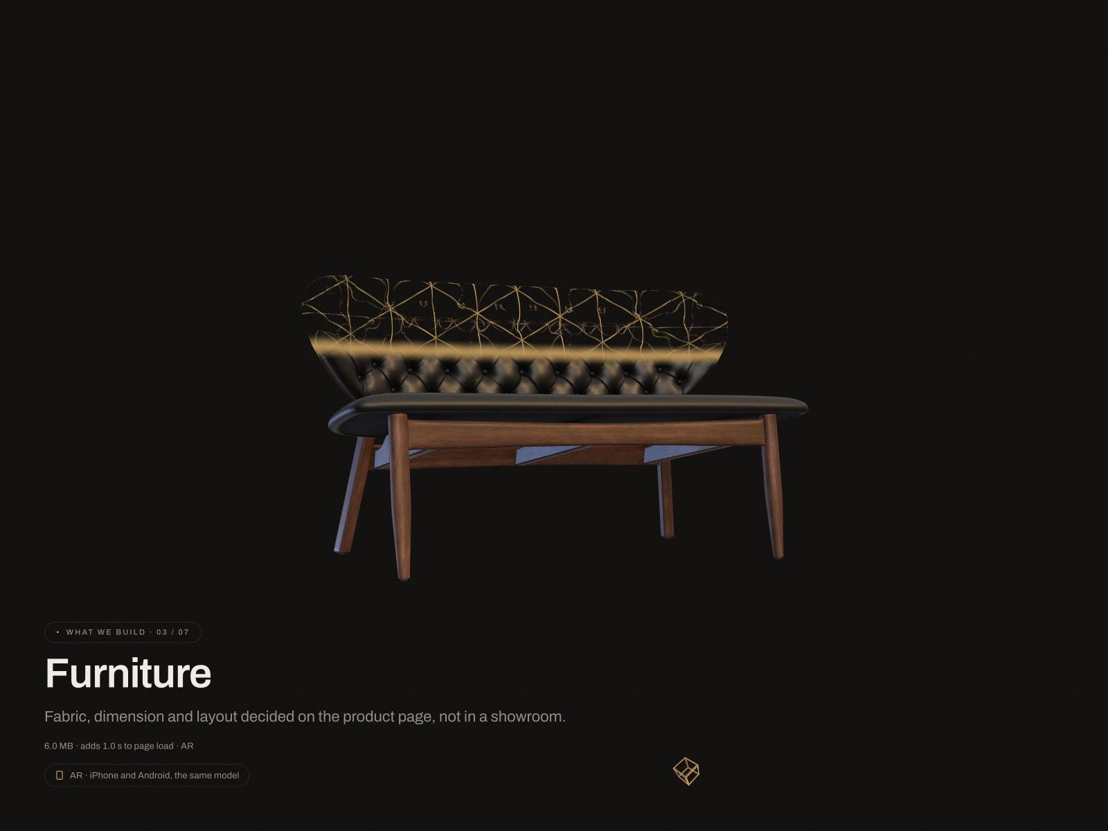 Scroll story: furniture, dimensions and...