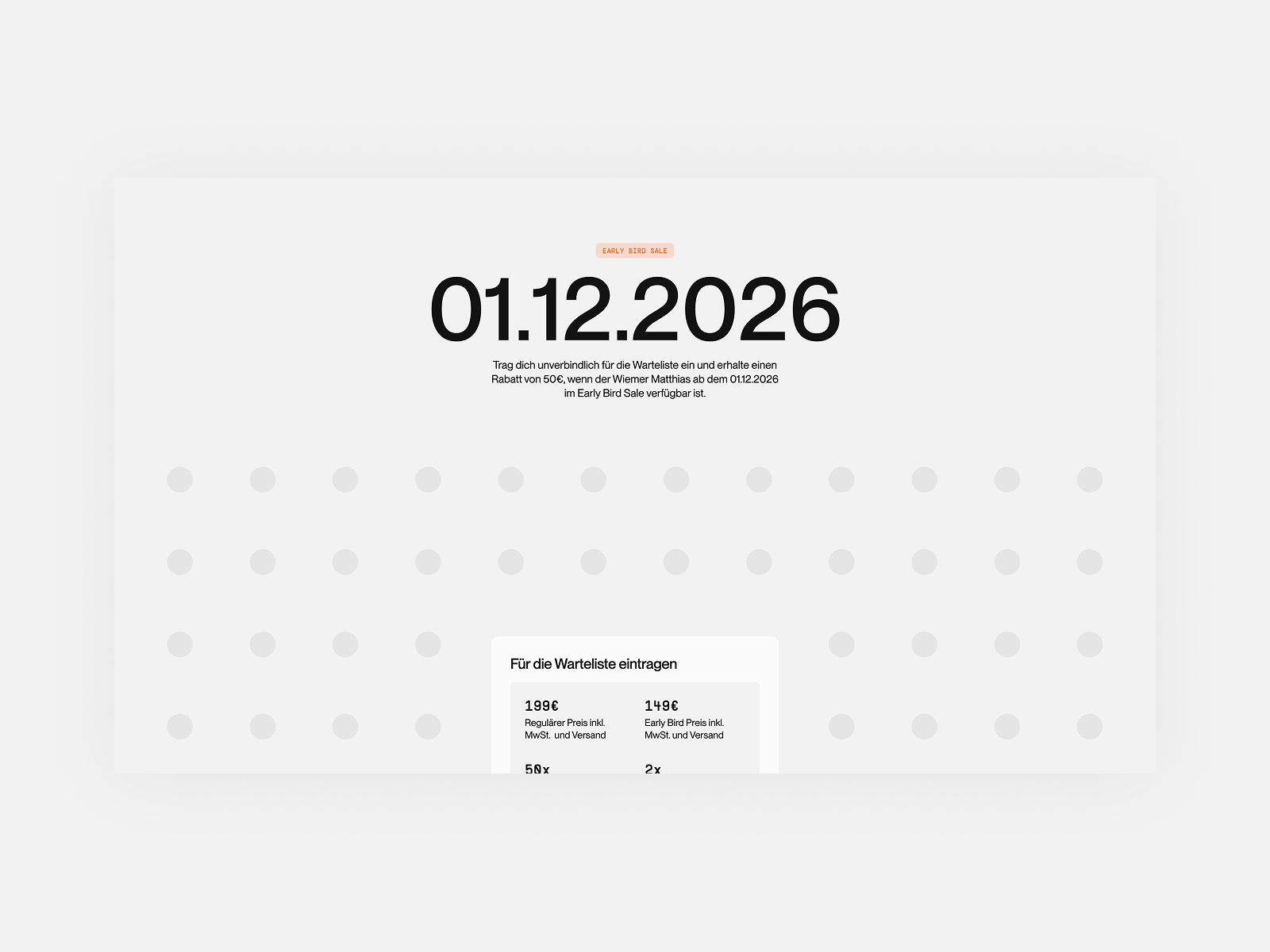 Waitlist Form