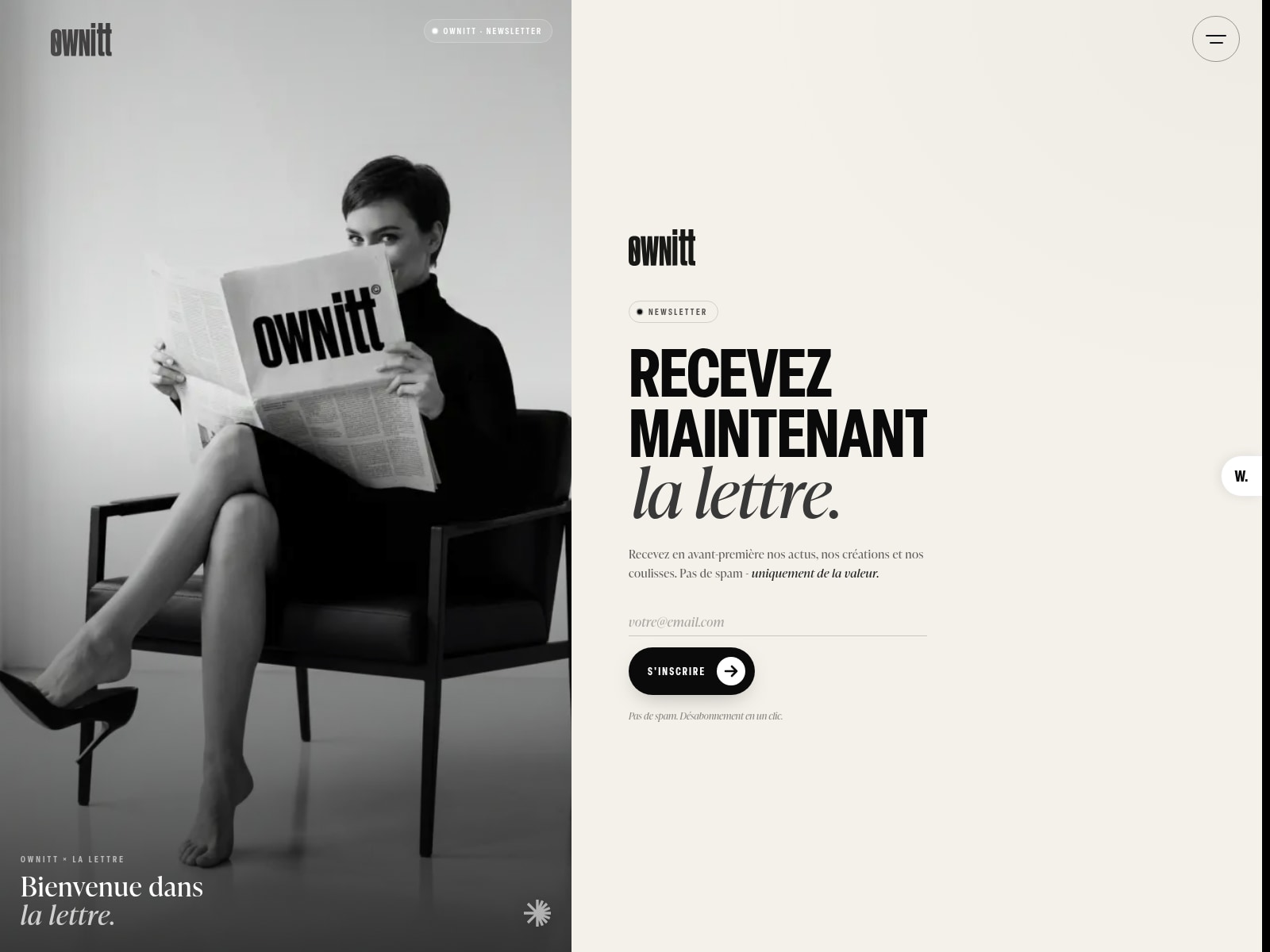 Newsletter & Leadmagnet