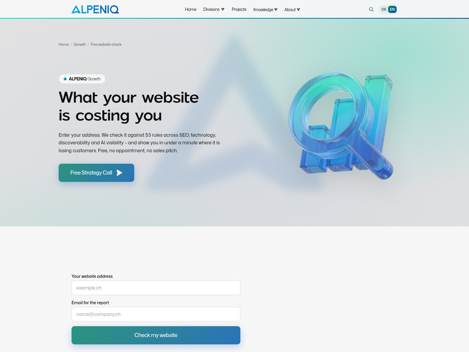 Free website check