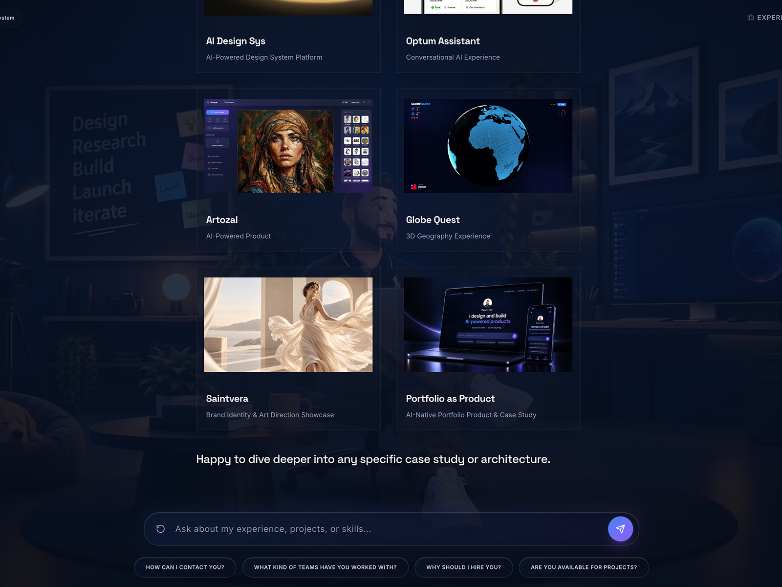 A Portfolio You Can Talk To