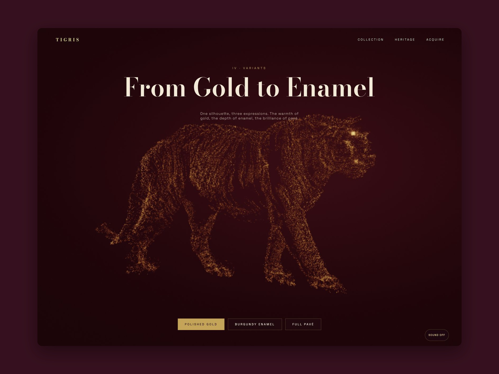 Interactive Material Finishes