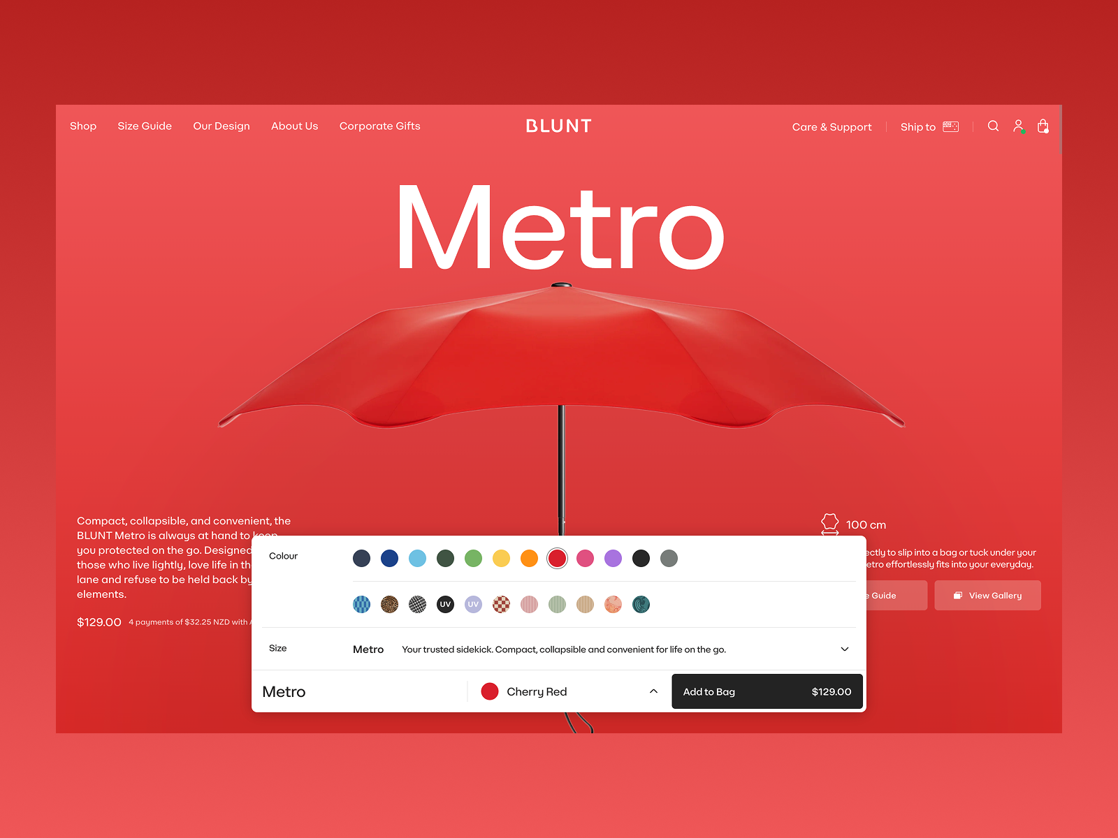 Product Page Variant Selector
