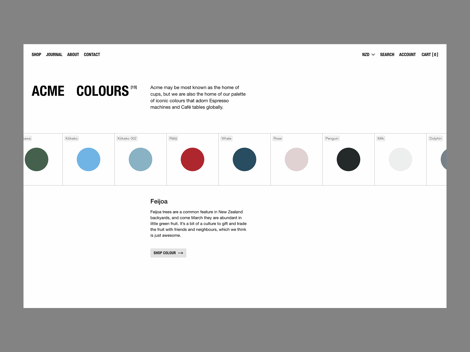 Colour Pairing Recommendations