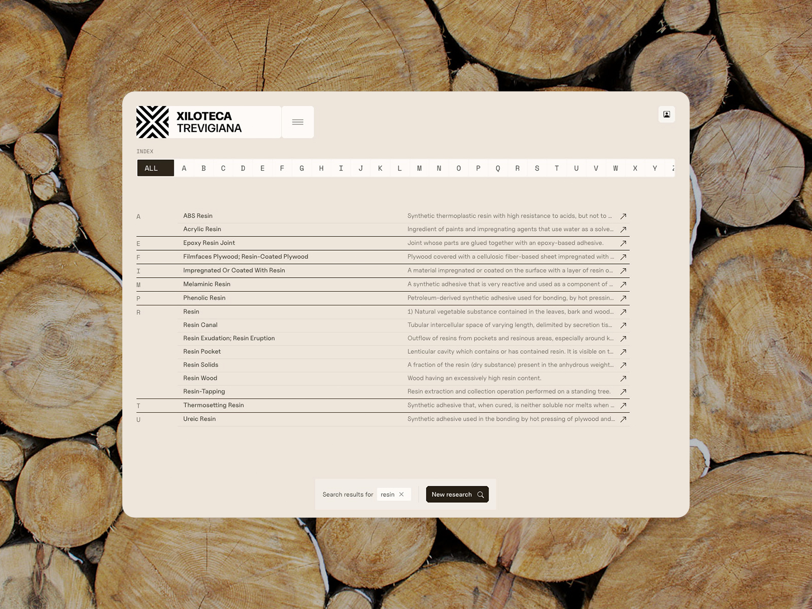 Glossary Search