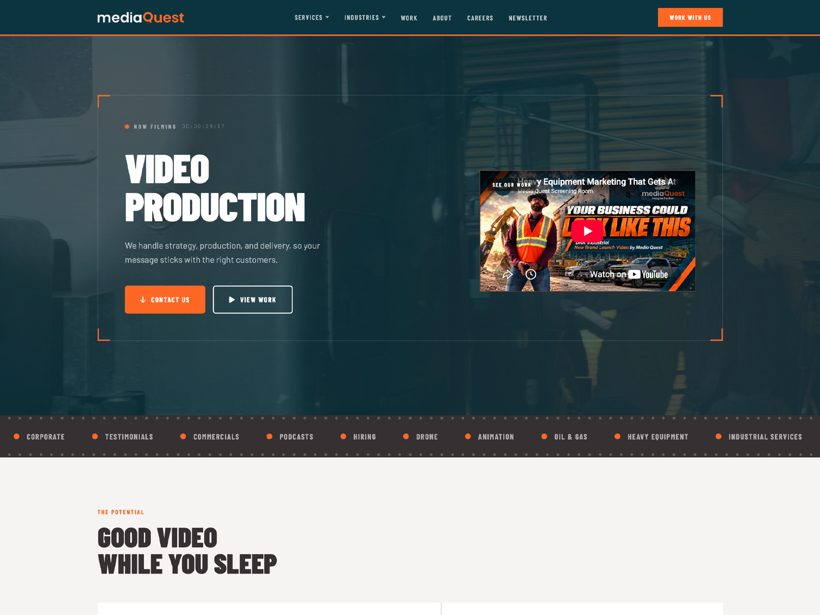 Service Page Custom themed Elements Showcasing...